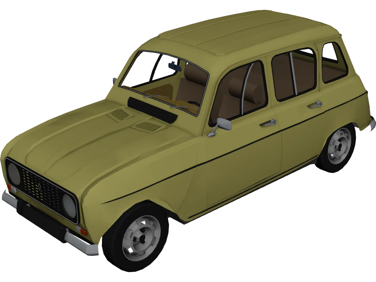 Renault 4 3D Model