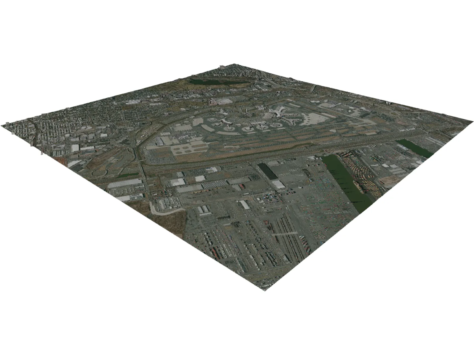 Newark International Airport 3D Model