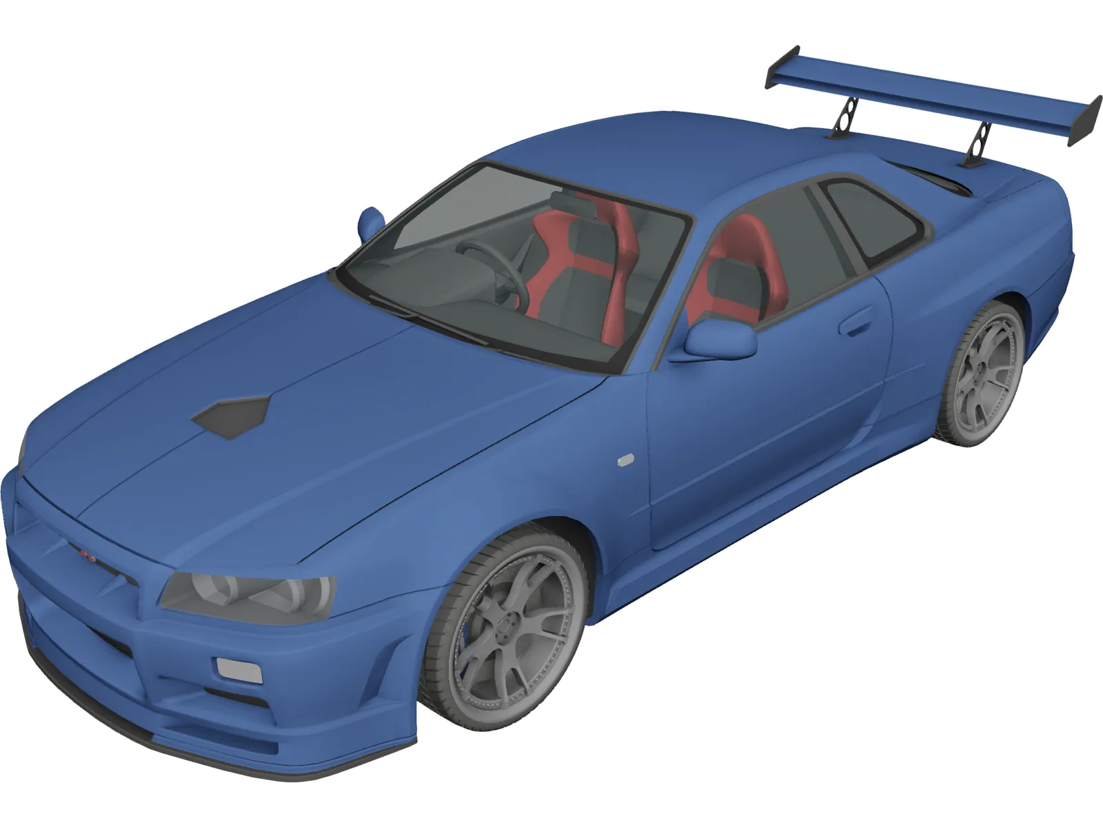 Nissan Skyline GT-R 3D Model