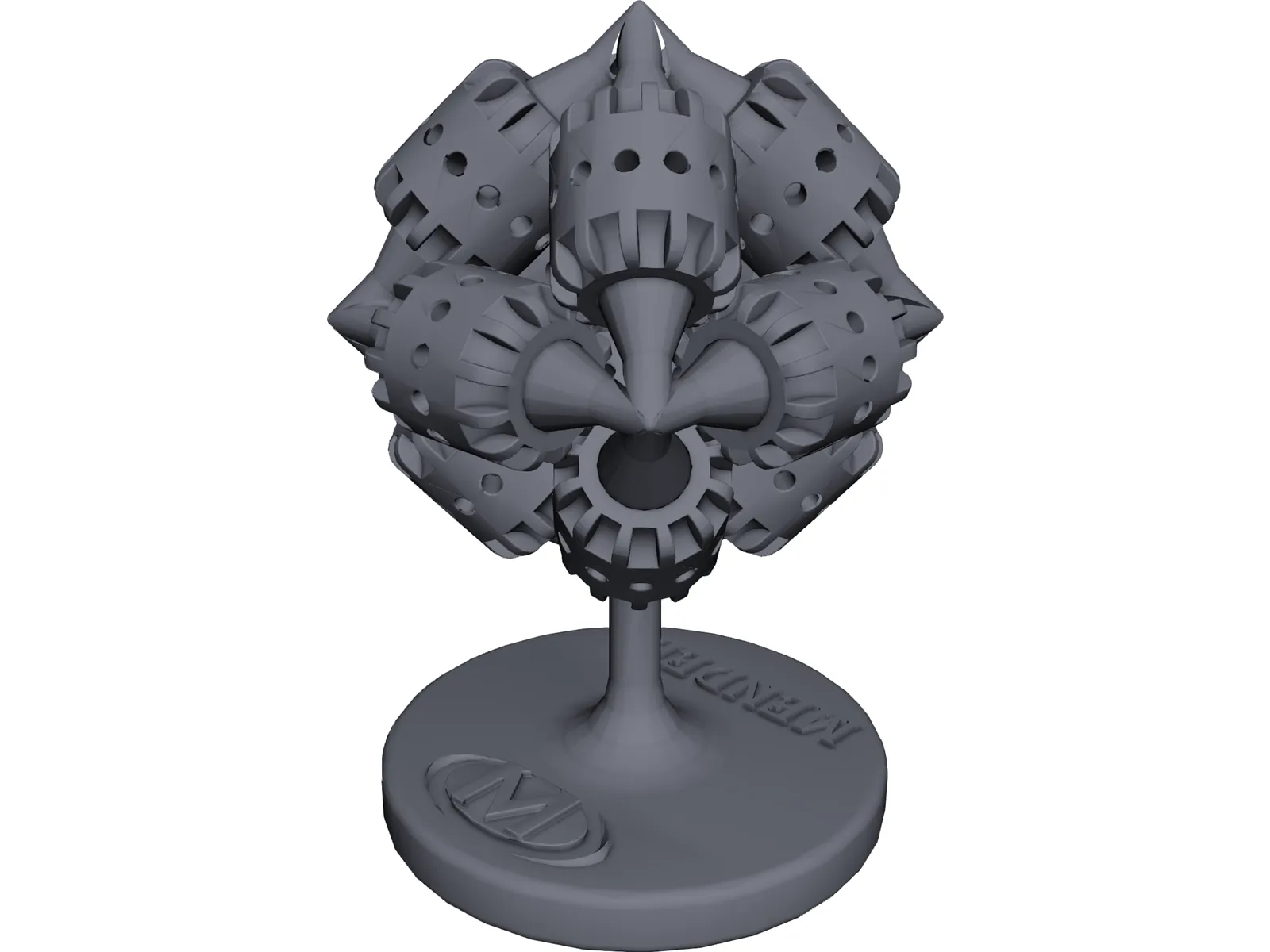 Mendell Brain Gear 3D Model