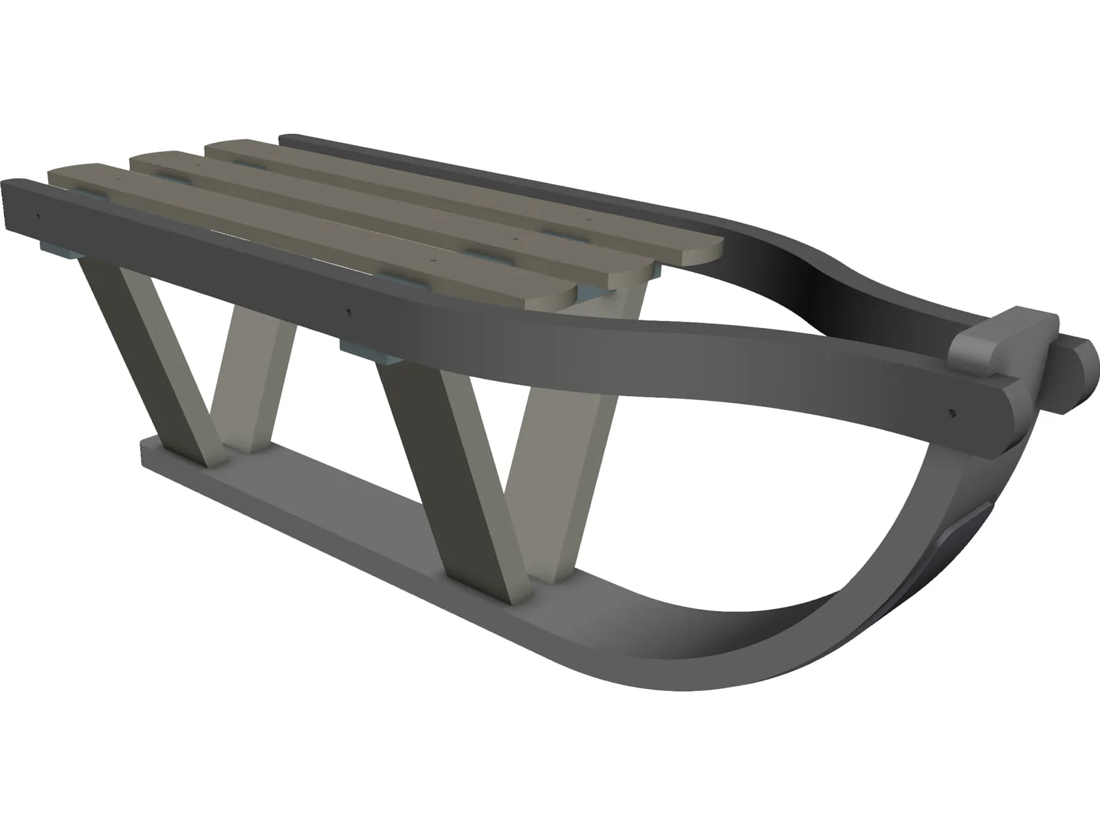 Sport Sledge 3D Model