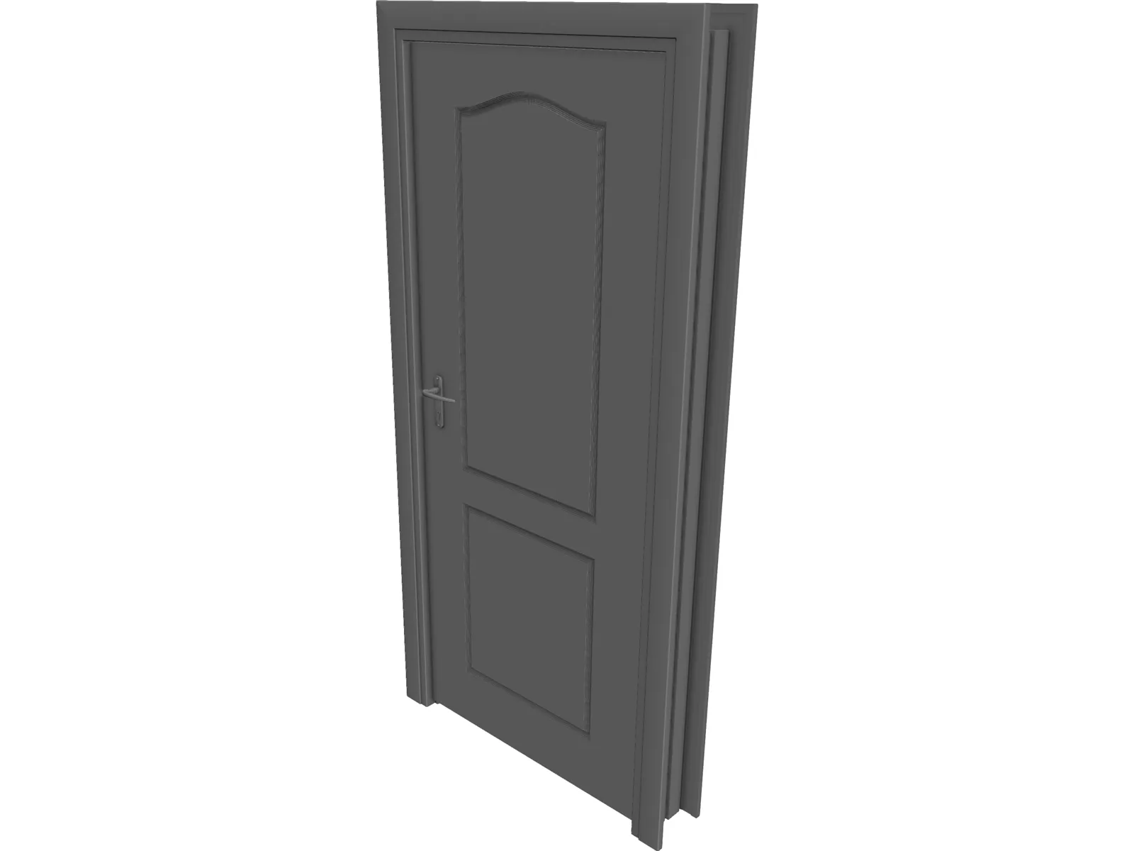 Western Door 3D Model
