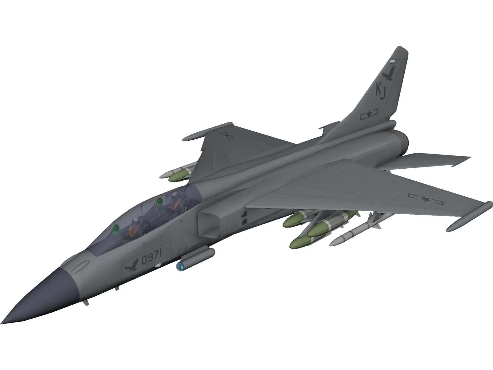 PLA FBC-1 3D Model