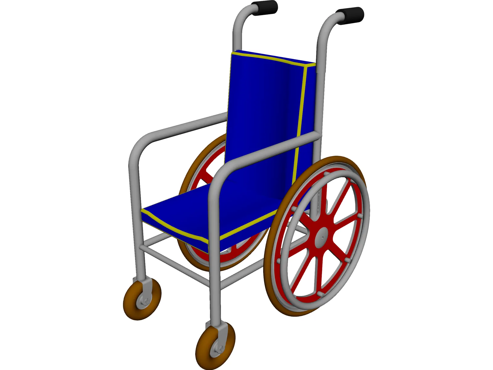 Wheelchair 3D Model