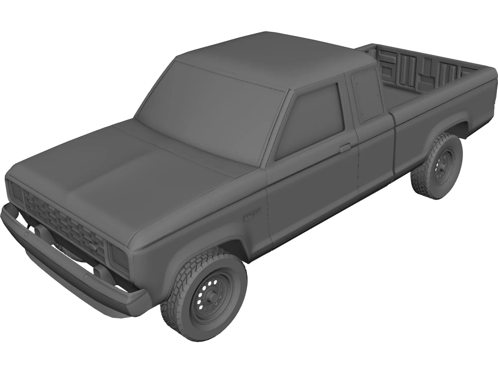 Ford Ranger LTX (1998) 3D Model