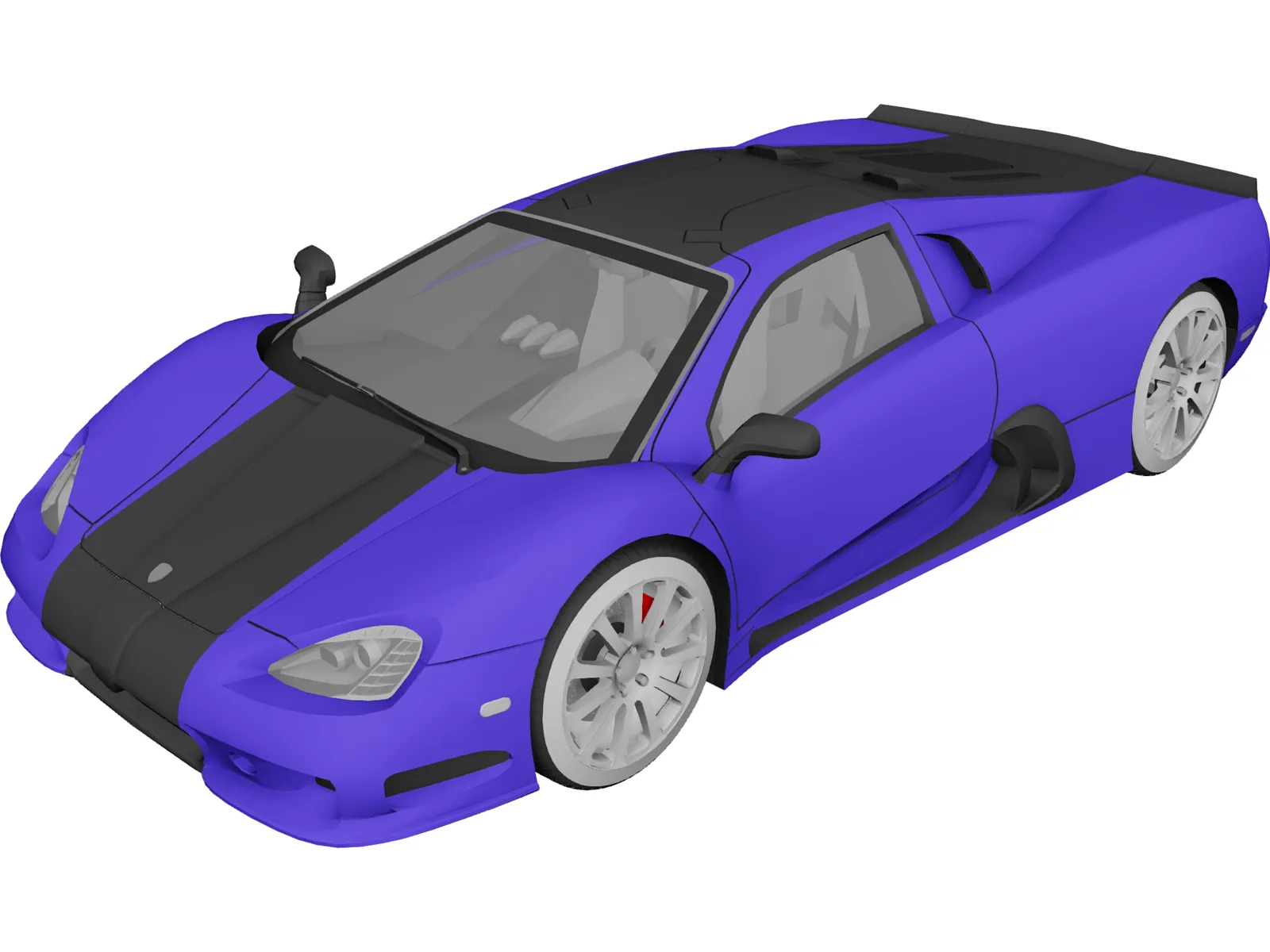 SSC Ultimate Aero 3D Model