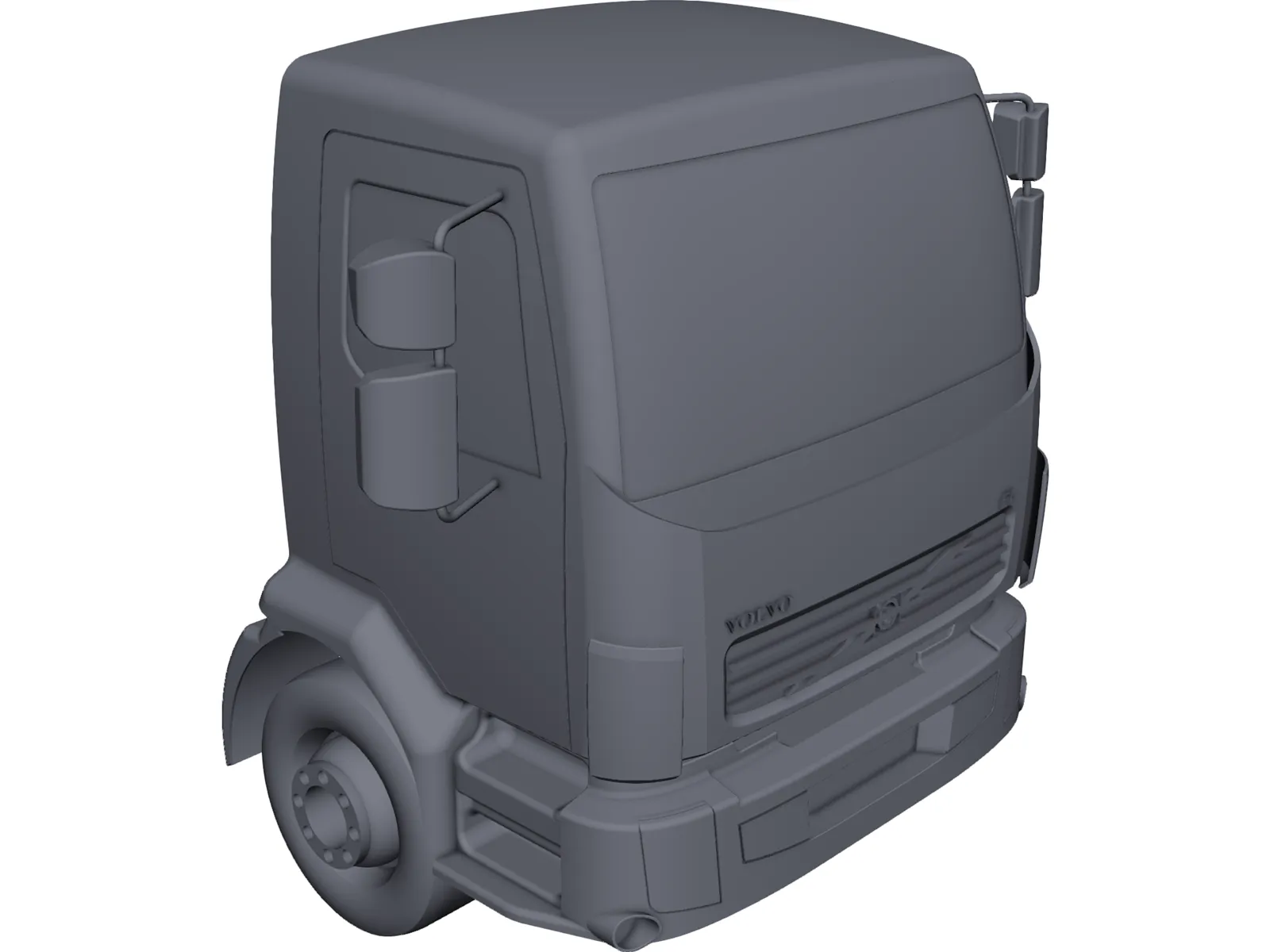 Volvo FL Cabin 3D Model