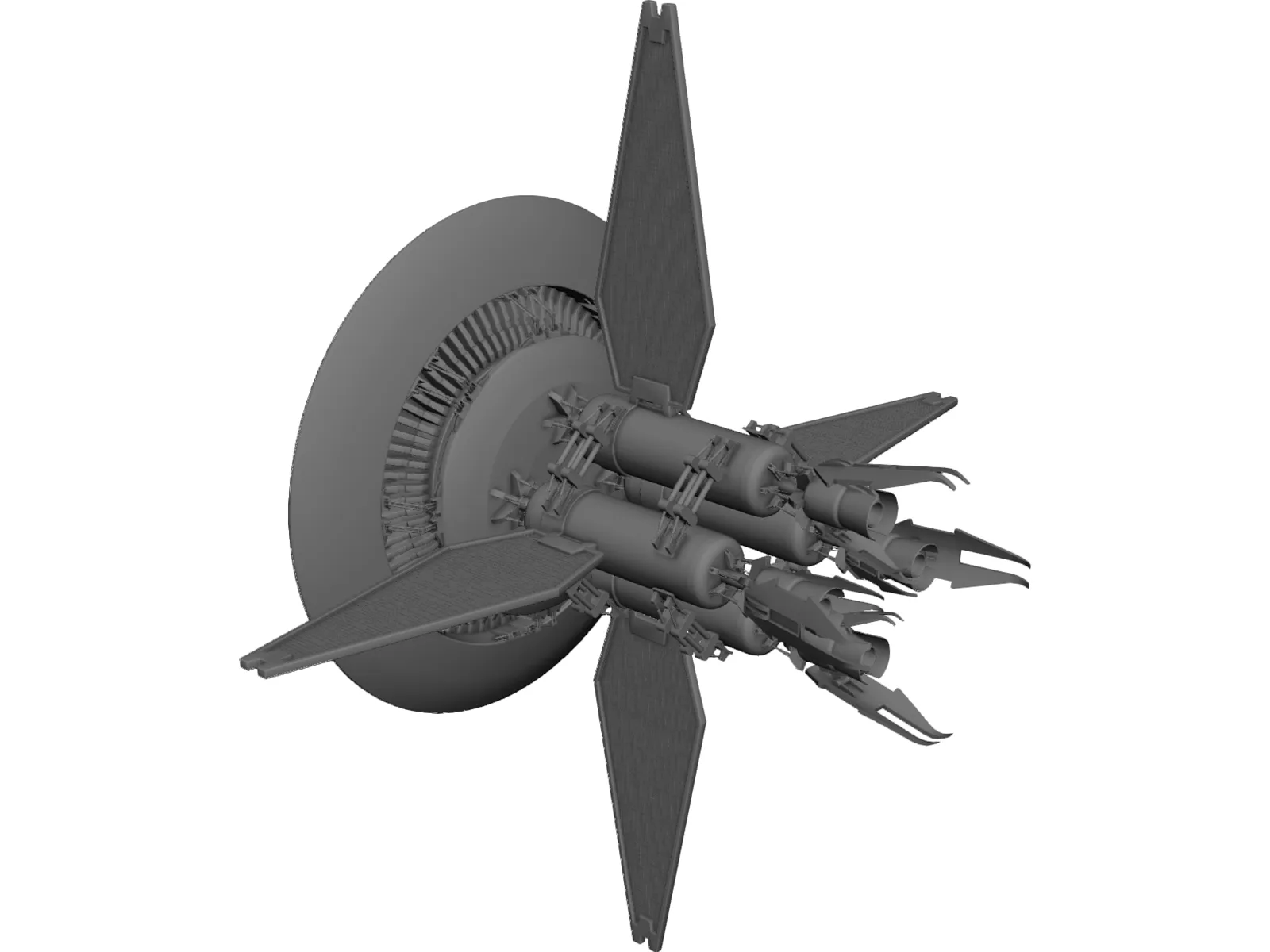 Babylon 5 Earth Force One 3D Model