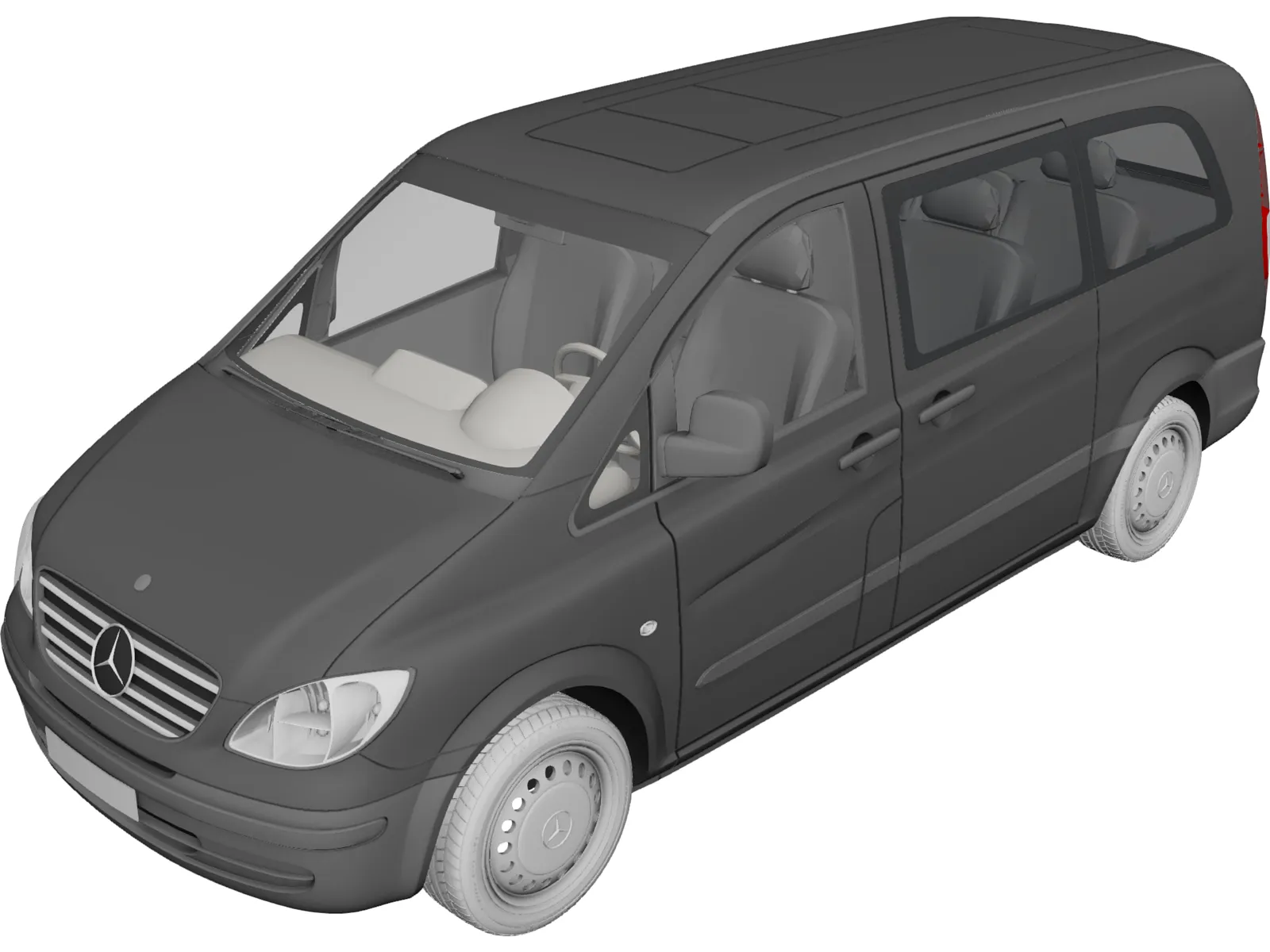 Mercedes-Benz Vito (2005) 3D Model