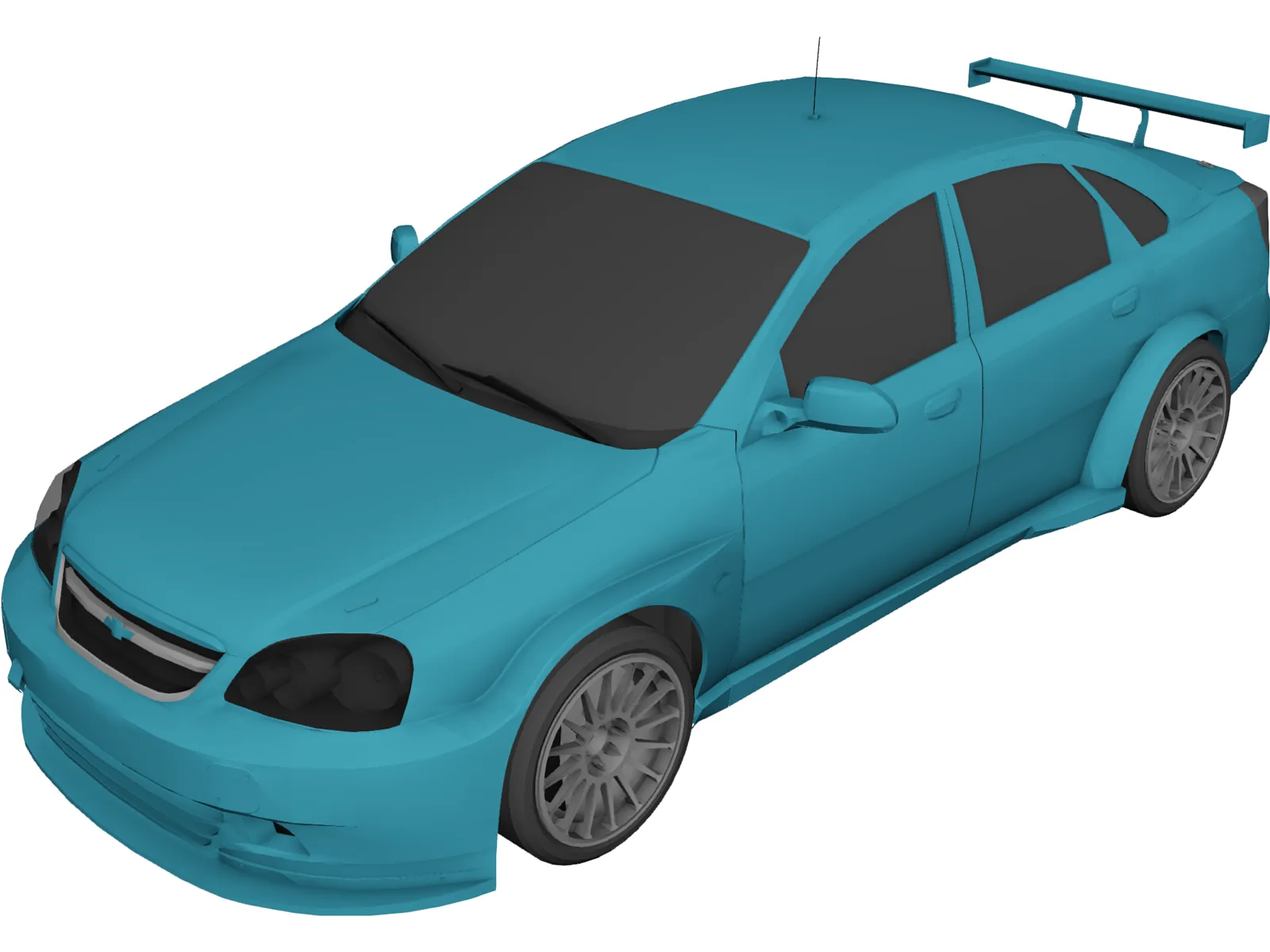 Chevrolet Lacetti WTCC 3D Model
