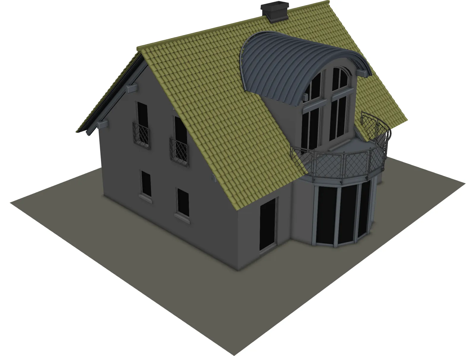 House Doetinchem Holland 3D Model