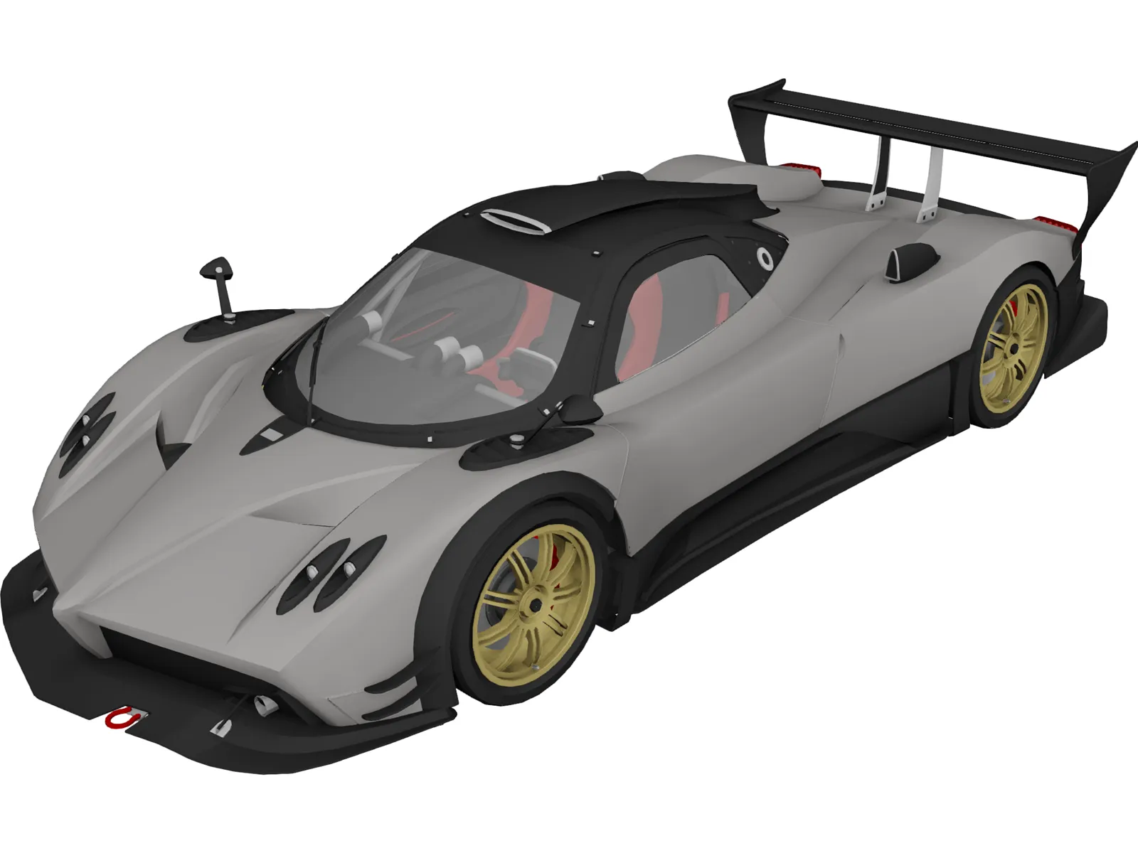 Pagani Zonda R (2009) 3D Model