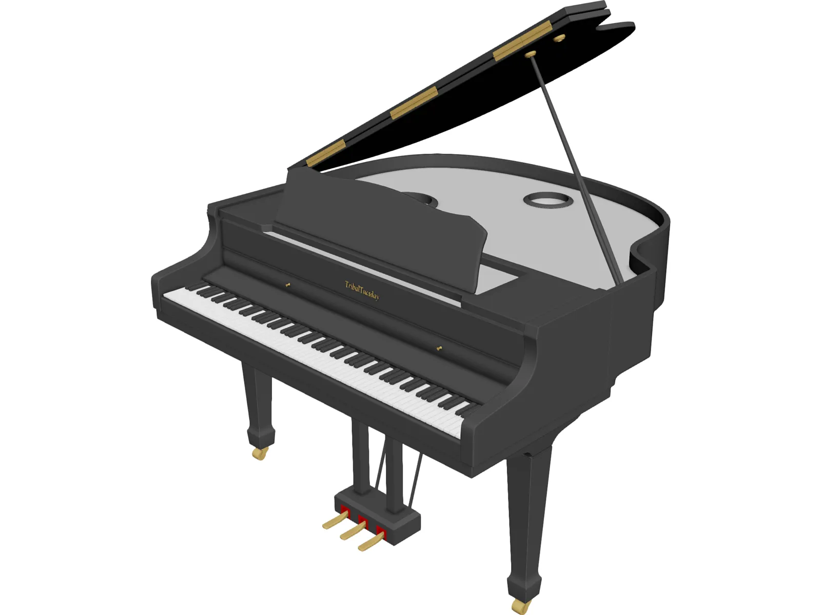 Piano 3D Model