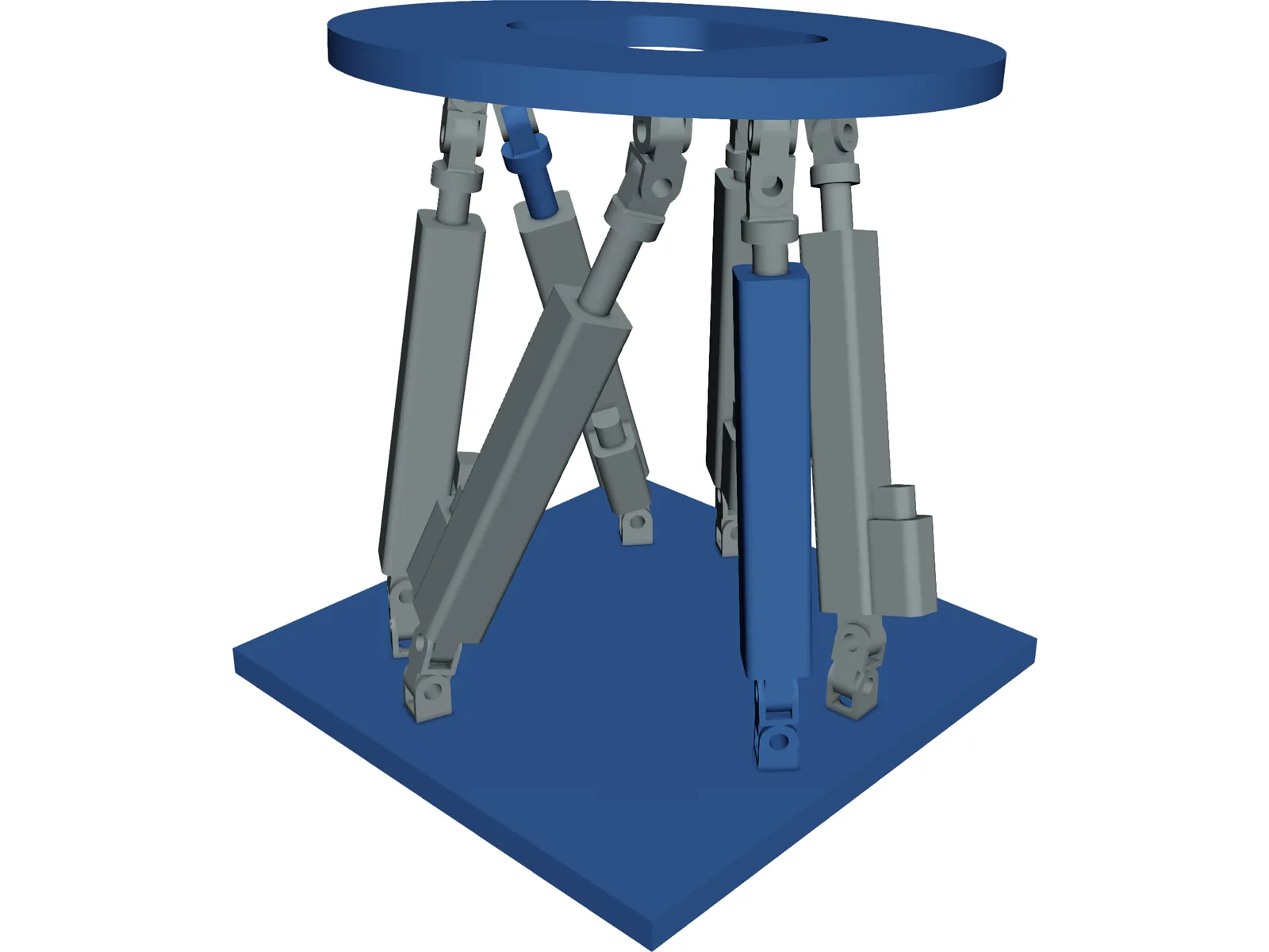 Stewart Platform 3D Model