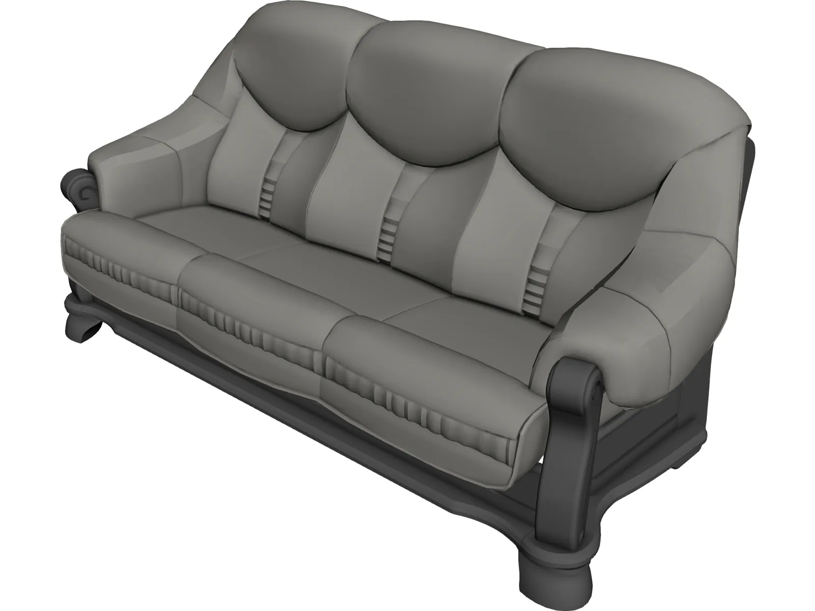 Sofa Leather 3D Model