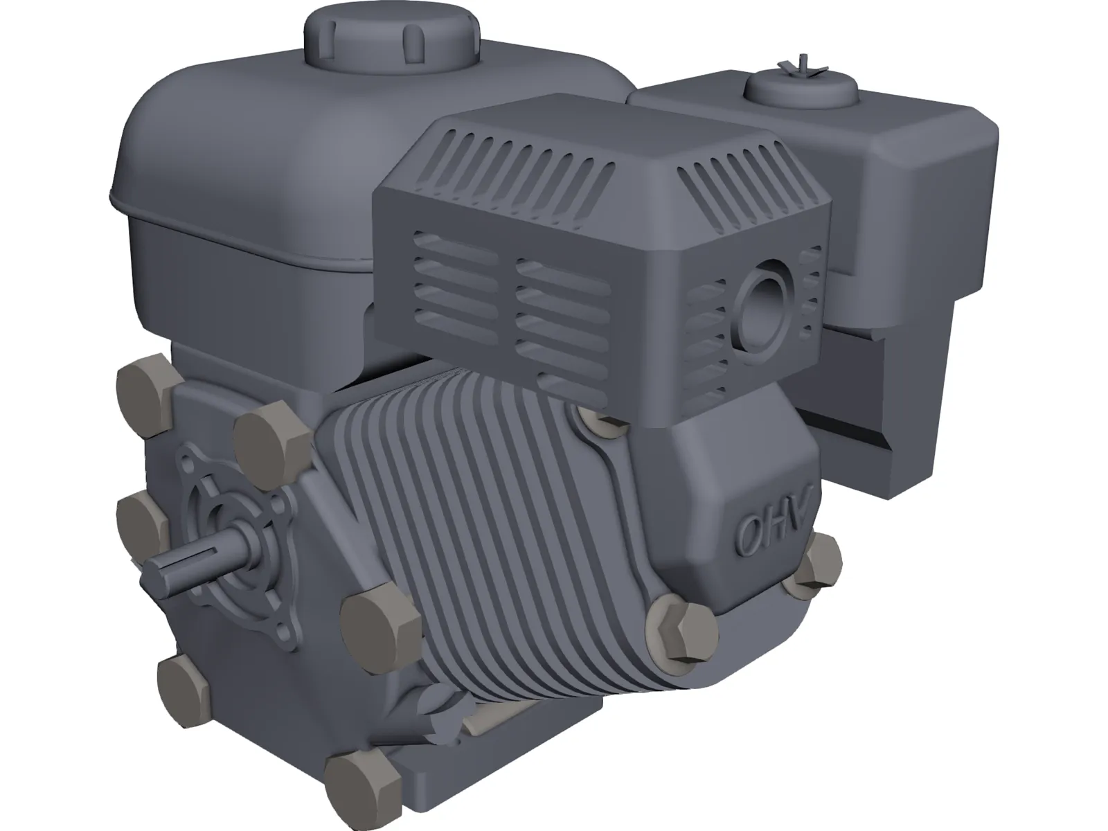 Honda GX200 Engine 3D CAD Model 3D CAD Browser