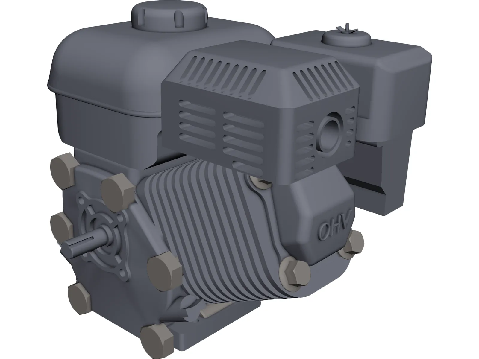 Honda GX200 Engine 3D Model