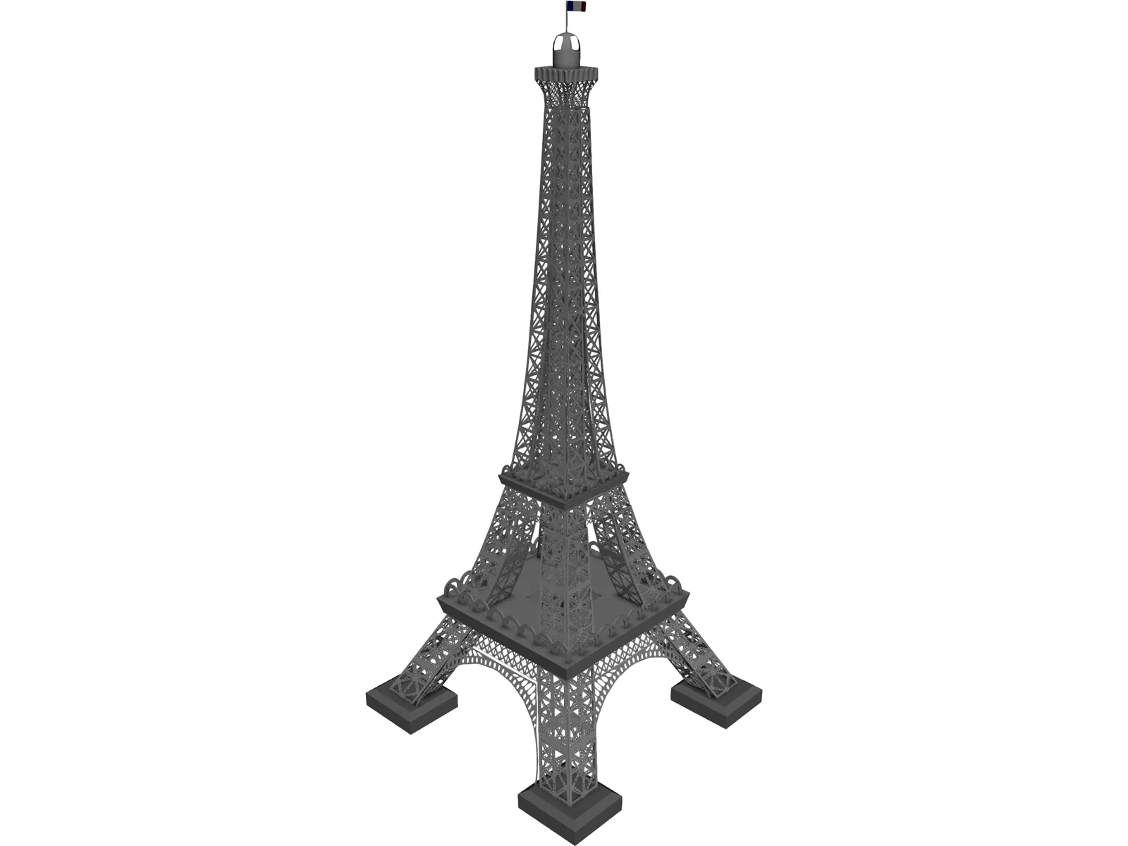 Eiffel Tower 3D Model