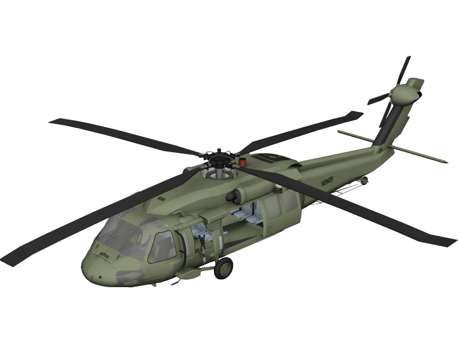 Sikorsky UH-60 Black Hawk 3D Model