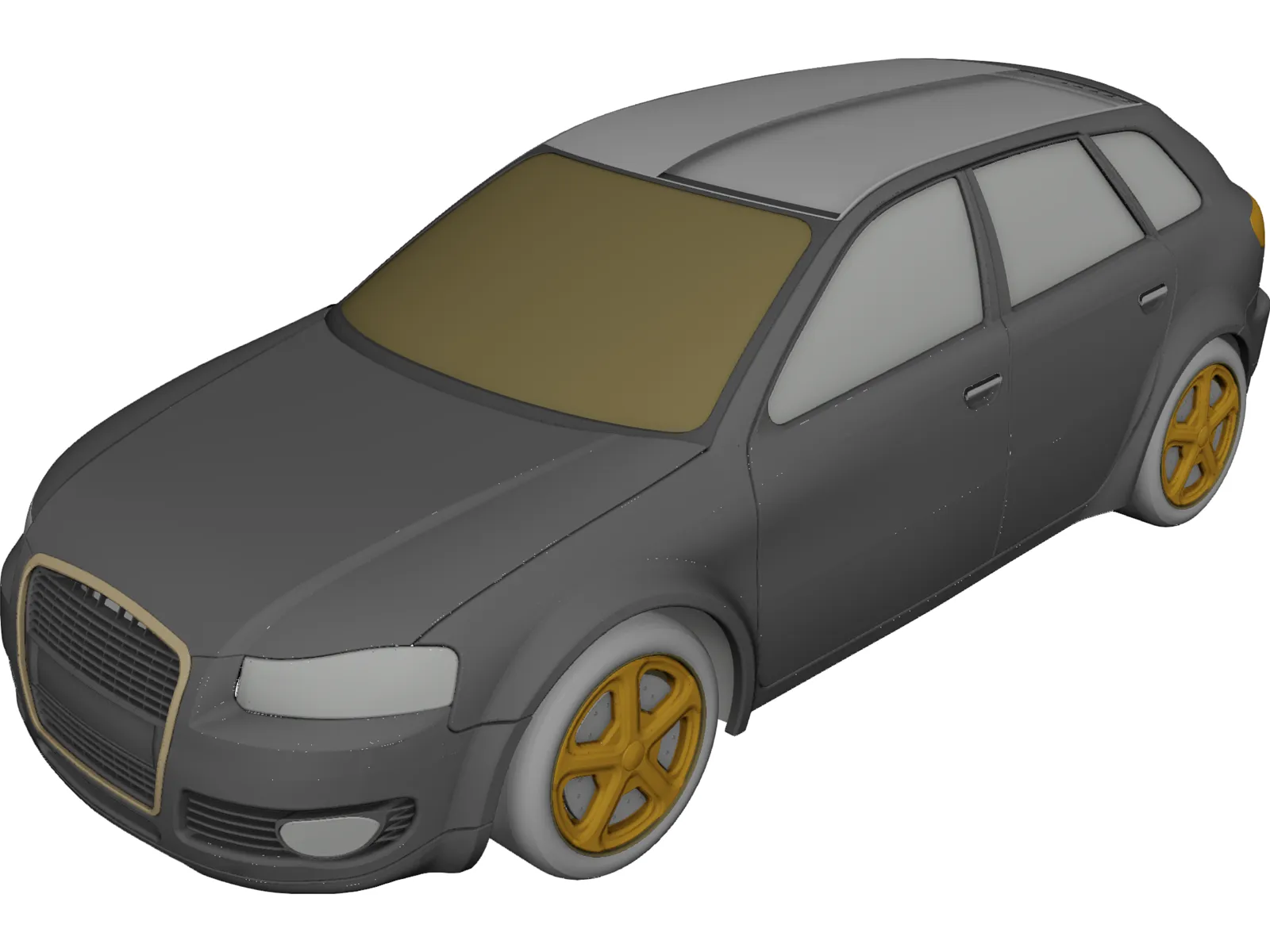 Audi A3 Body CAD Model - 3DCADBrowser