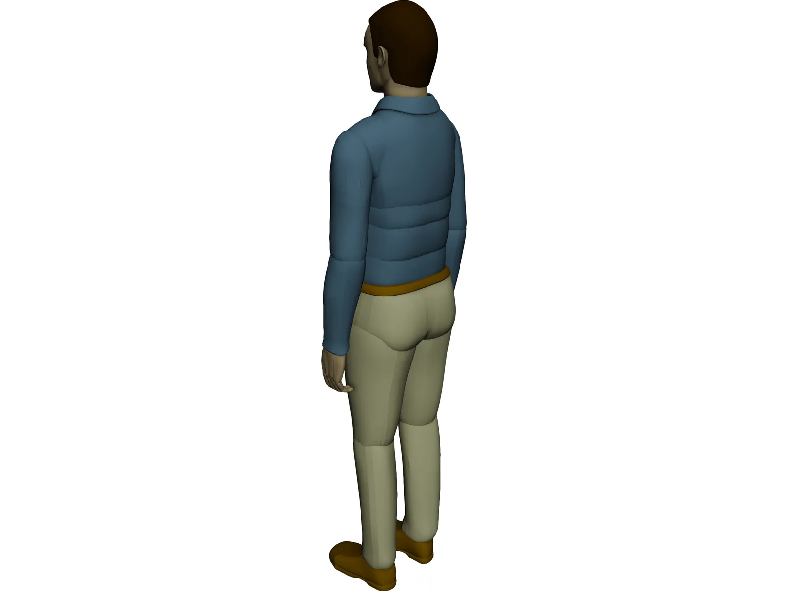 Working Man 3D Model