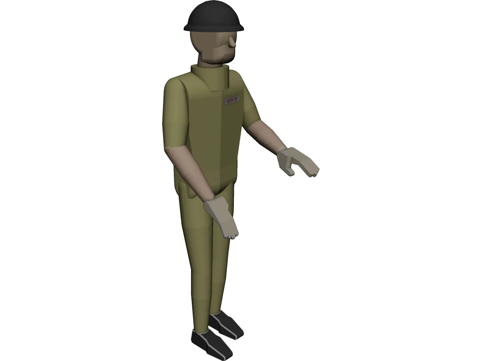 Human Operator 3D Model