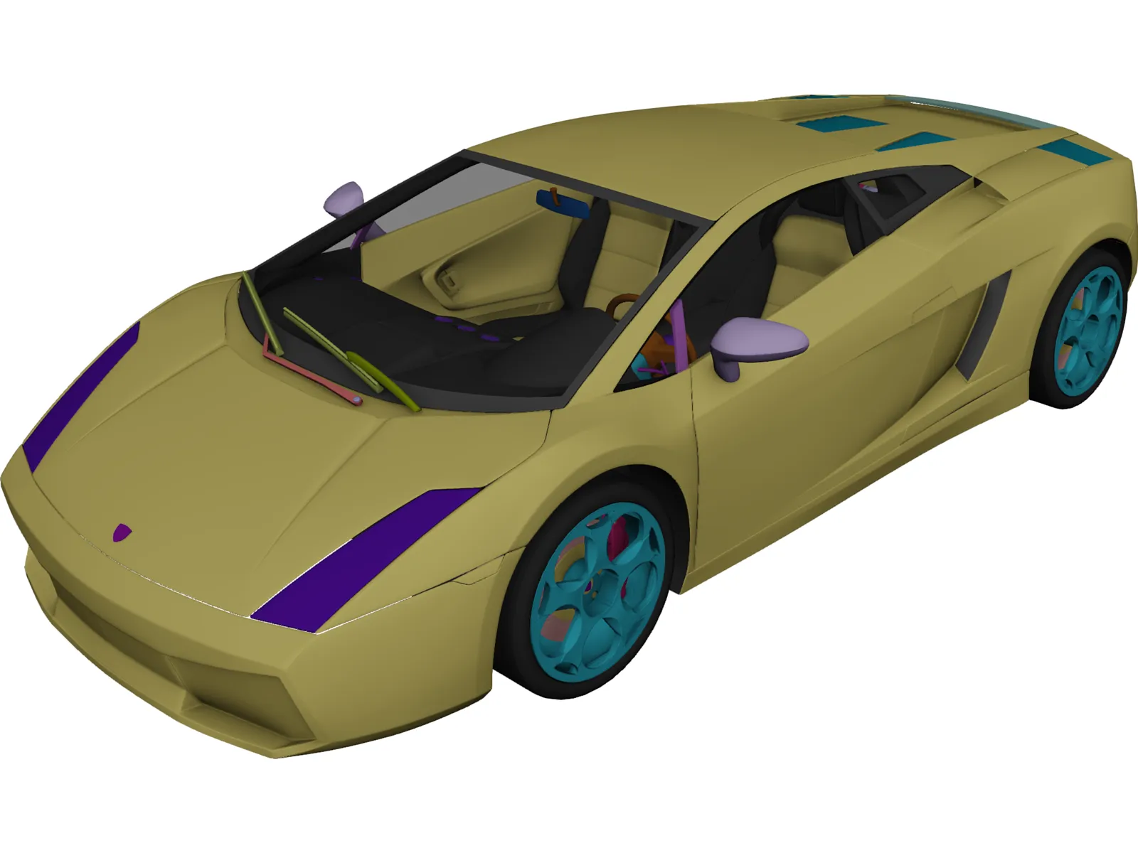 Lamborghini Gallardo 3D Model