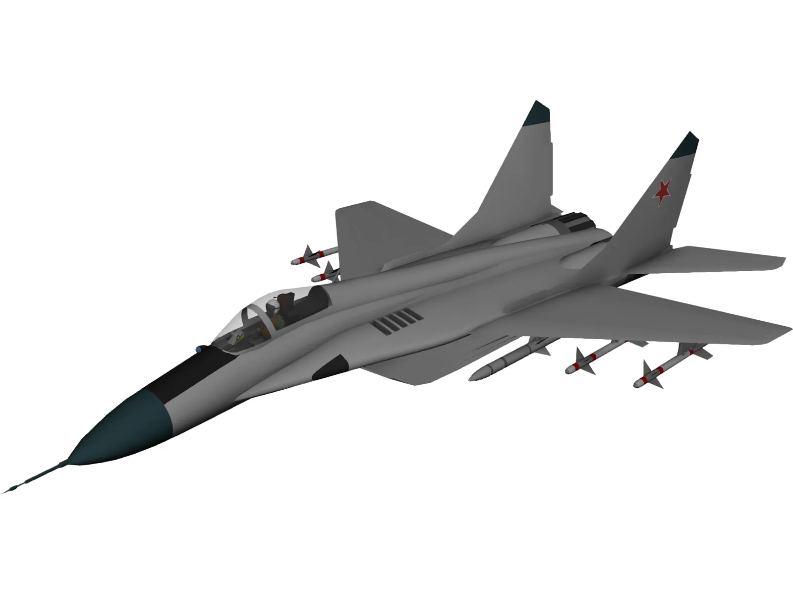 MiG-29A 3D Model