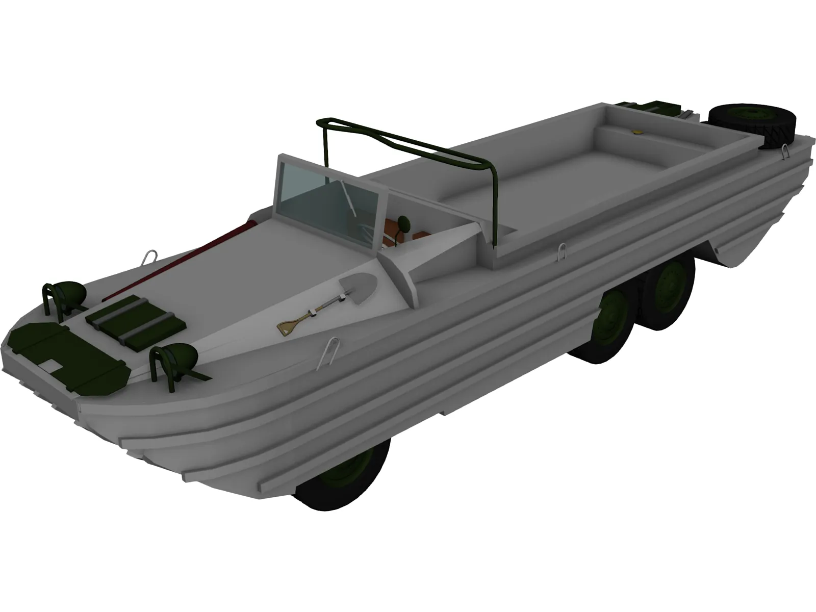 DUKW 3D Model