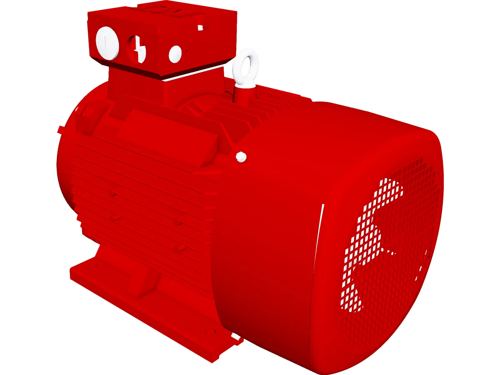 Electric Motor DM1-160L-18.5kW 3D Model