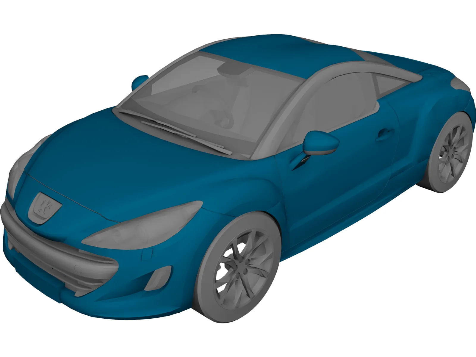 Peugeot RCZ (2010) 3D Model