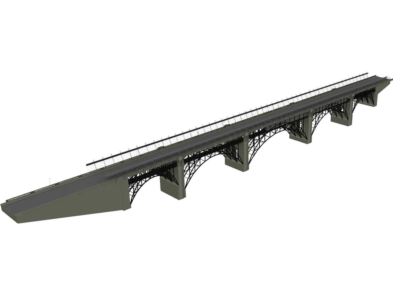 Bloor Viaduct Bridge 3D Model