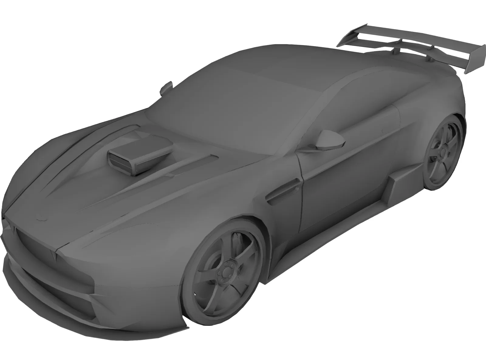 Aston Martin V8 3D Model