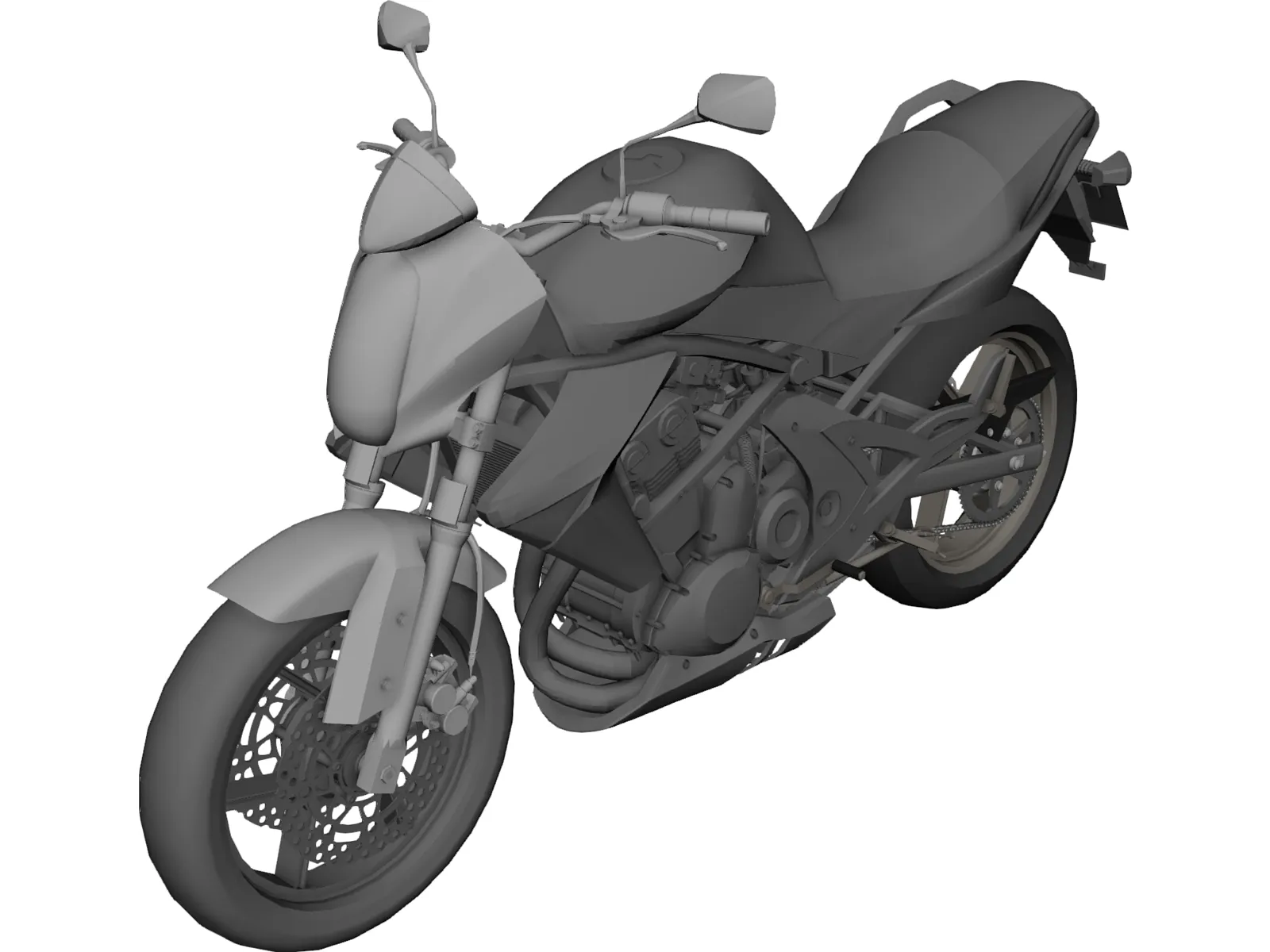 Kawasaki ER-7 3D Model