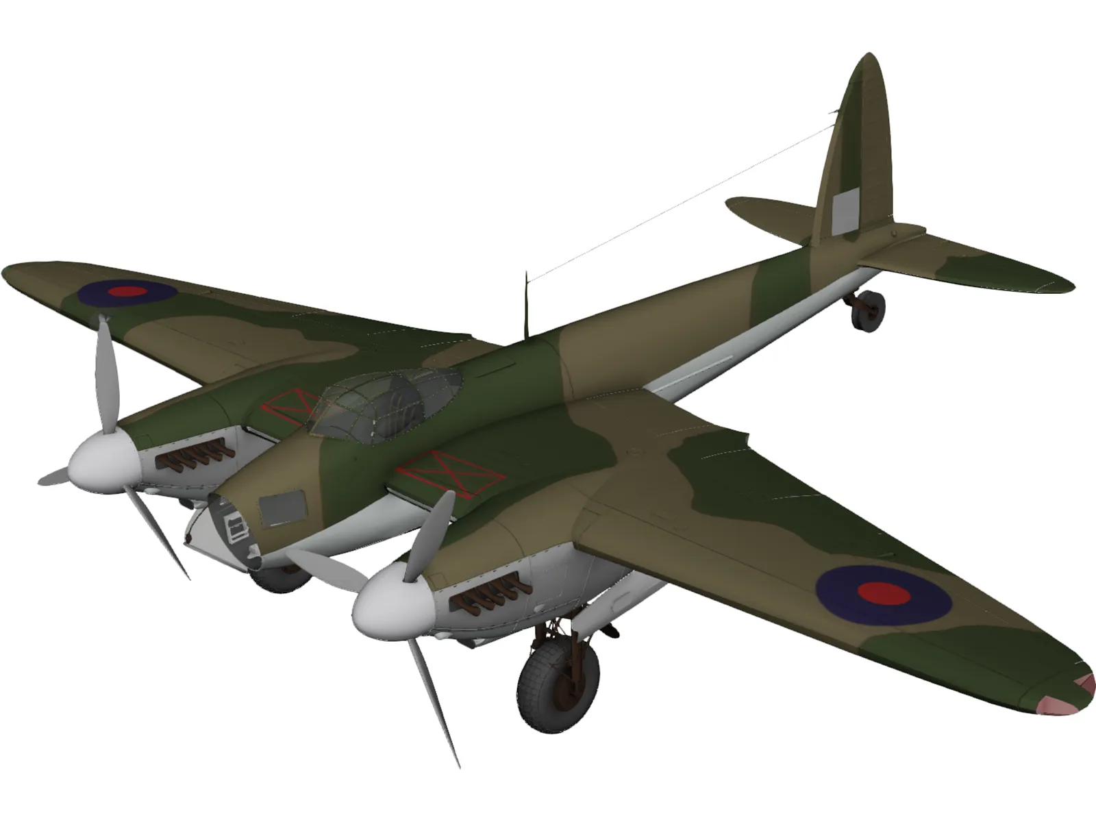 de Havilland DH.98 Mosquito 3D Model