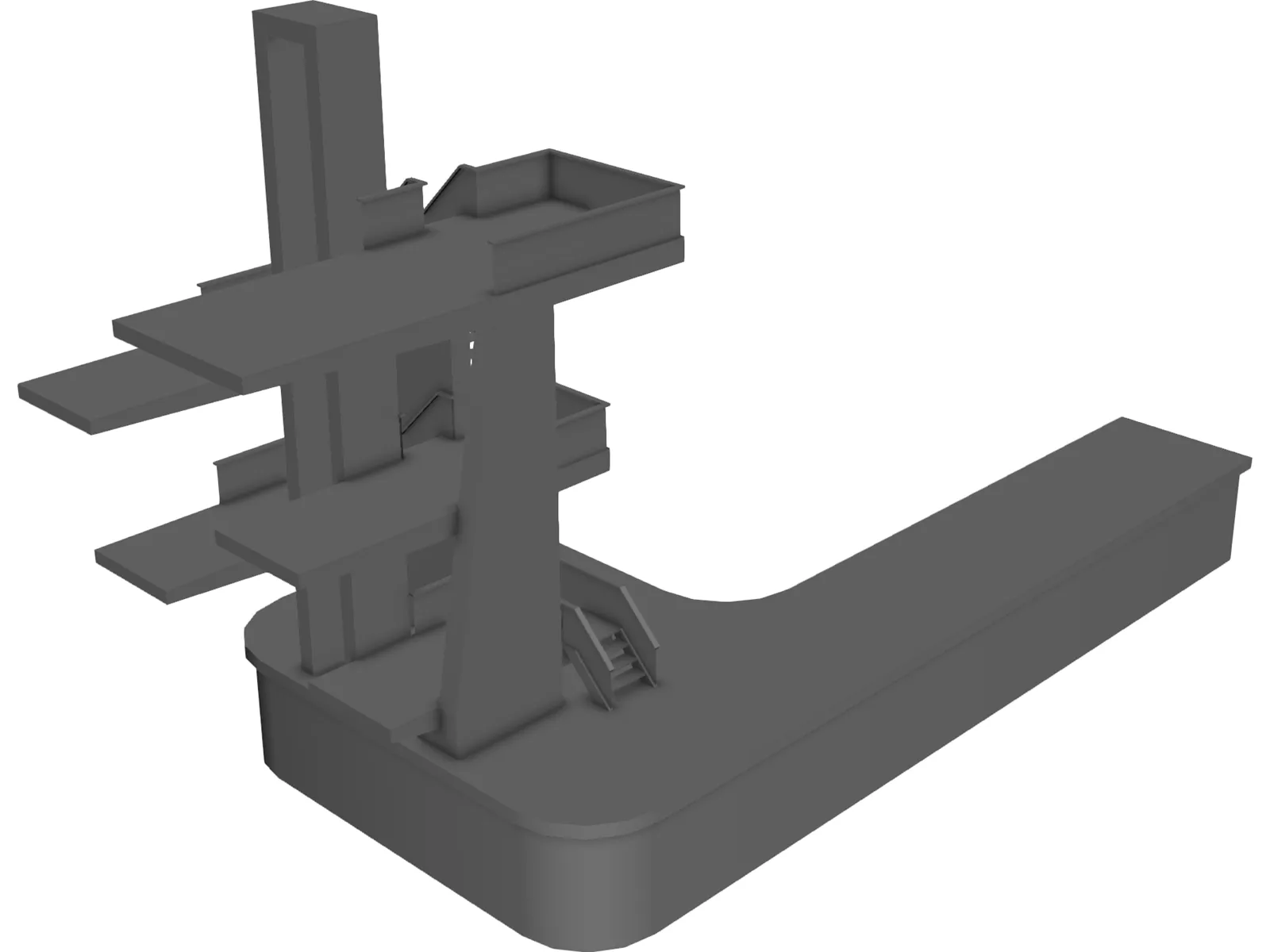 Diving Boards 3D Model