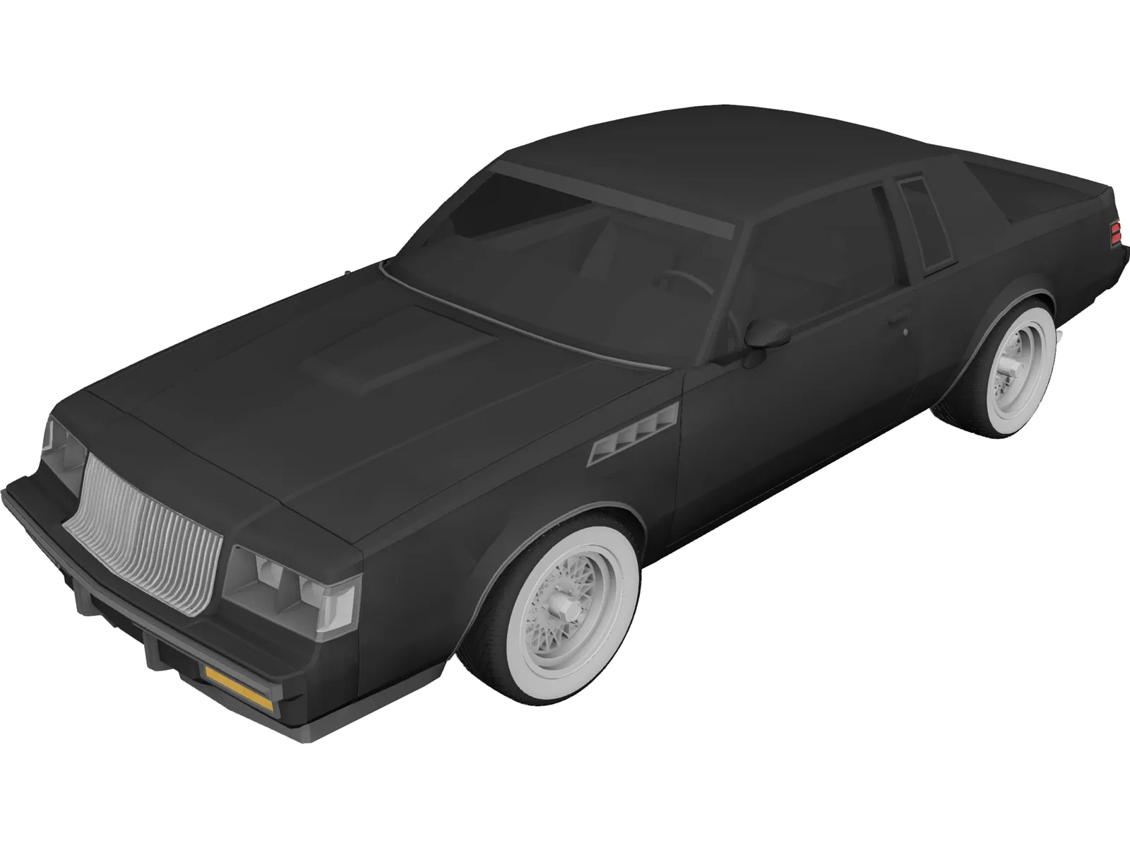 Buick Regal GNX (1987) 3D Model