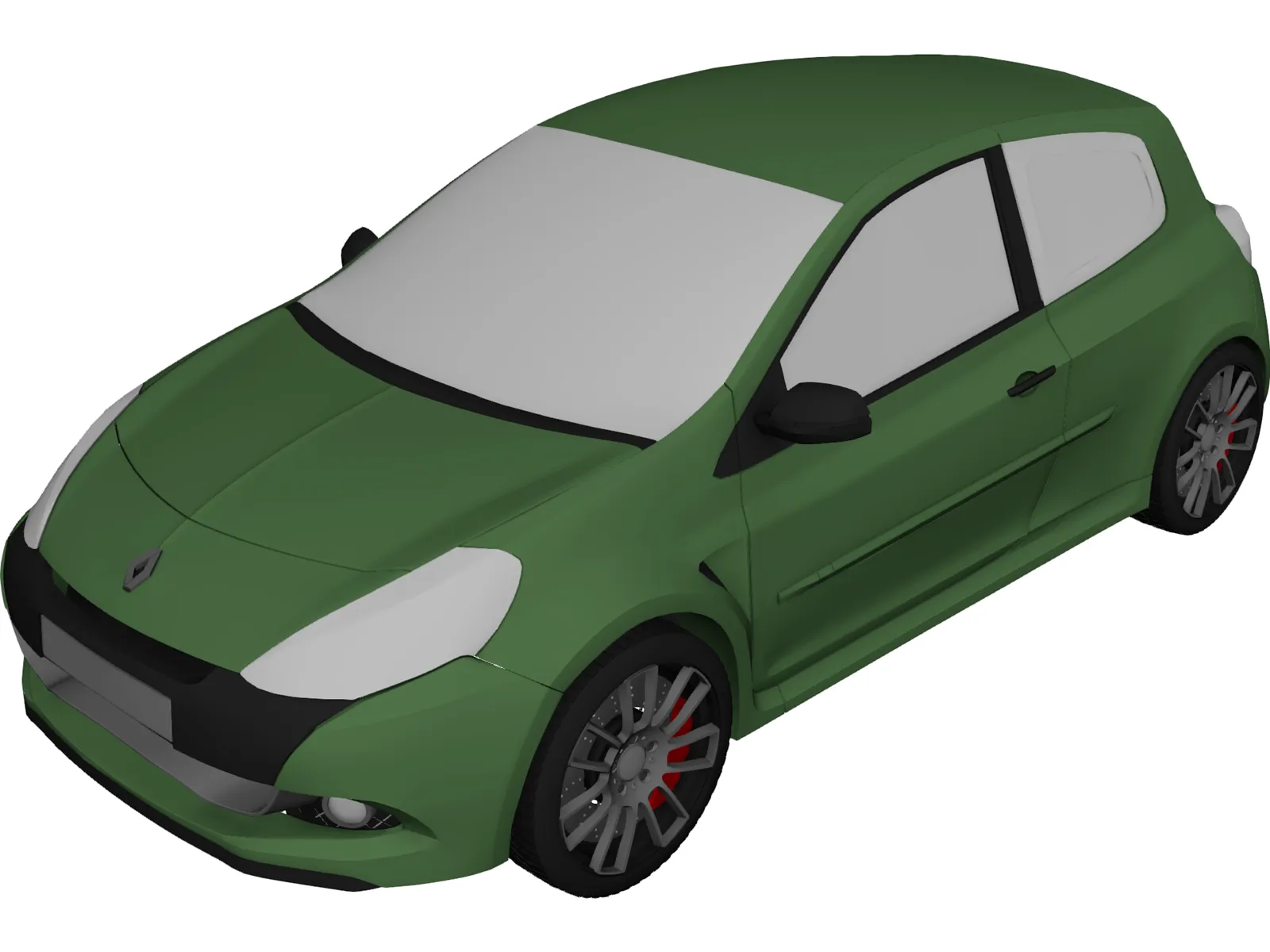 Renault Clio Sport 3D Model