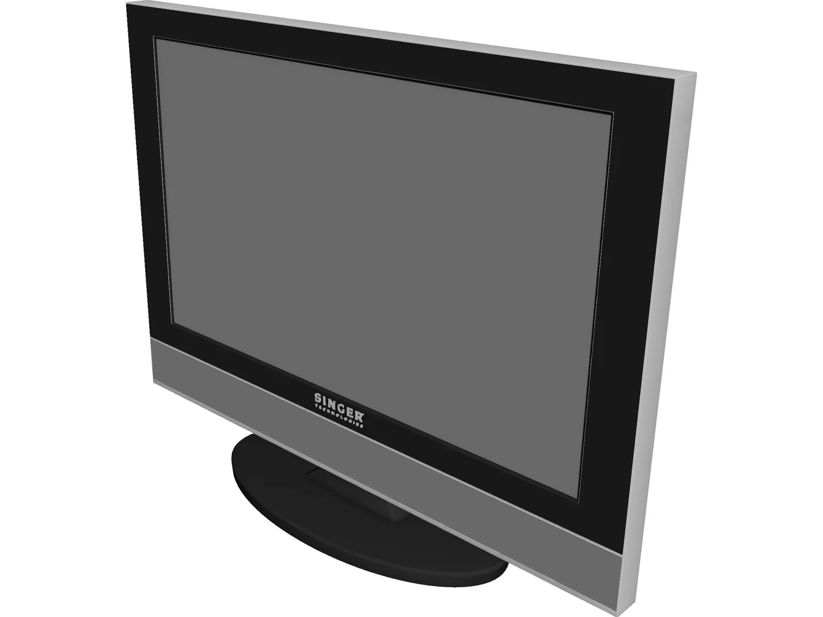 Plasma TV 3D Model