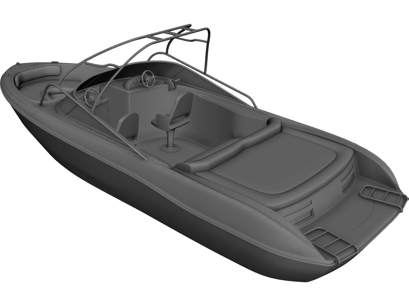 Sea Chaser Boat 3D Model