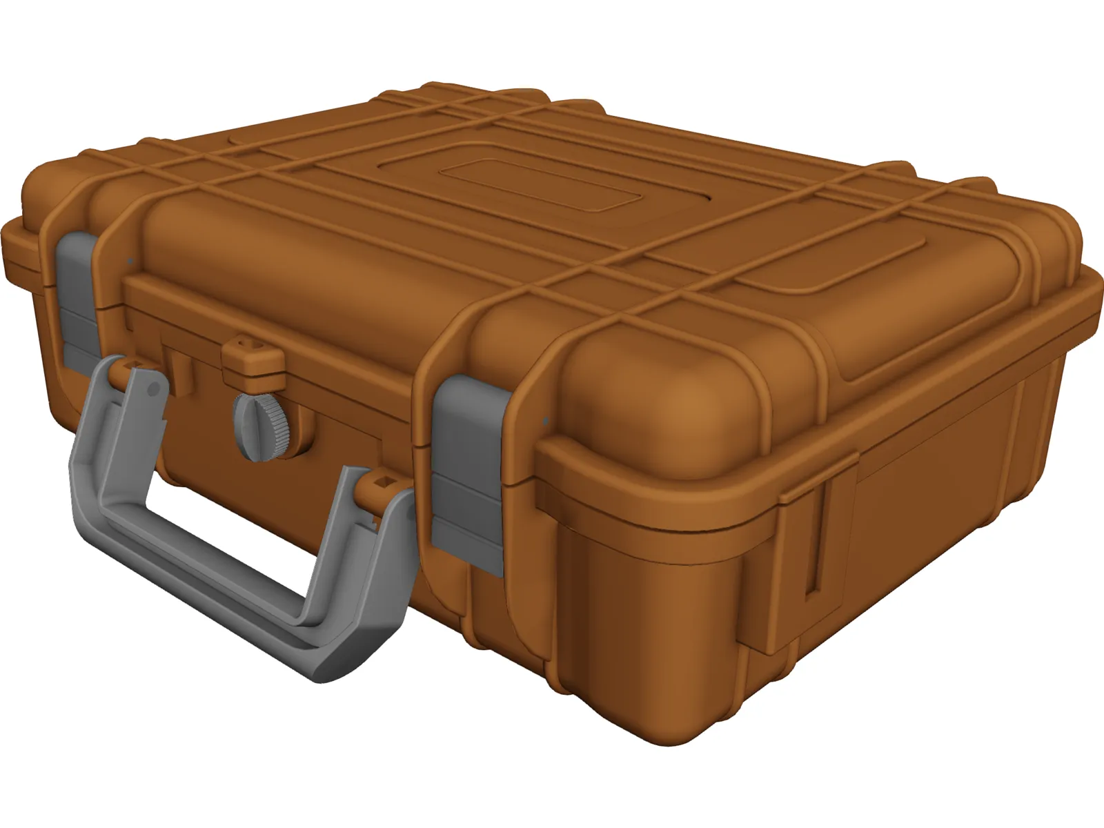 Hard Shell Pelican Camera Storage Case 3D Model