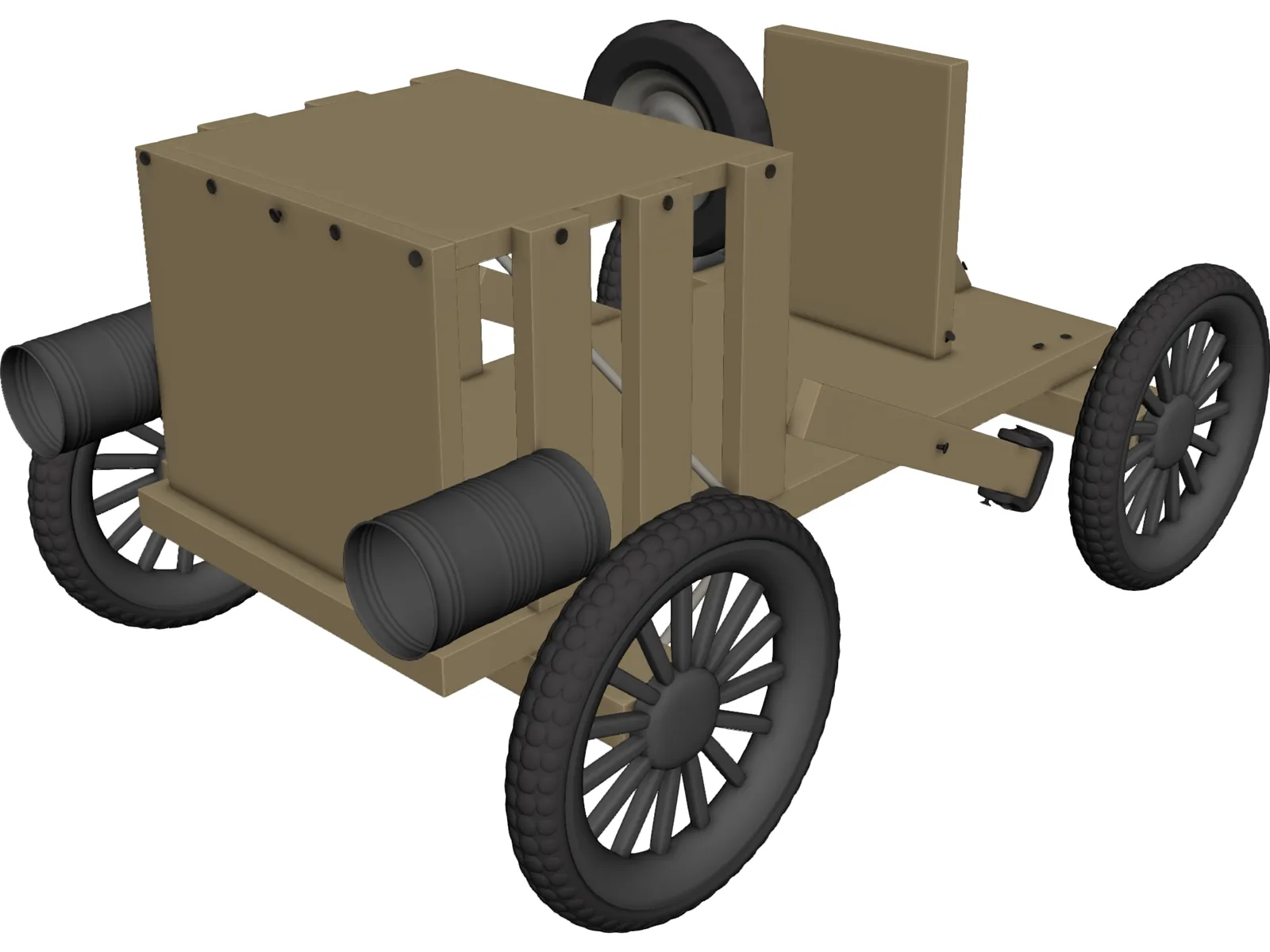 Soap Box Derby Car 3D Model