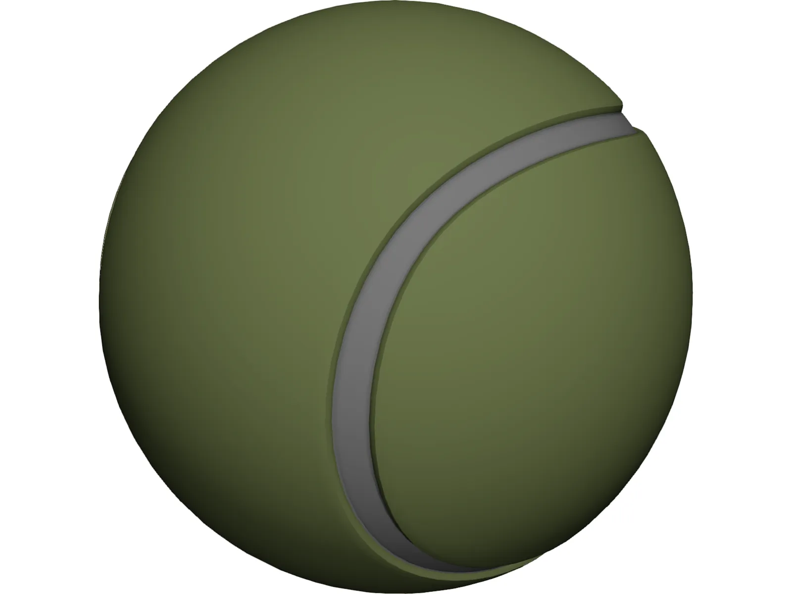 Tennis Ball 3D Model