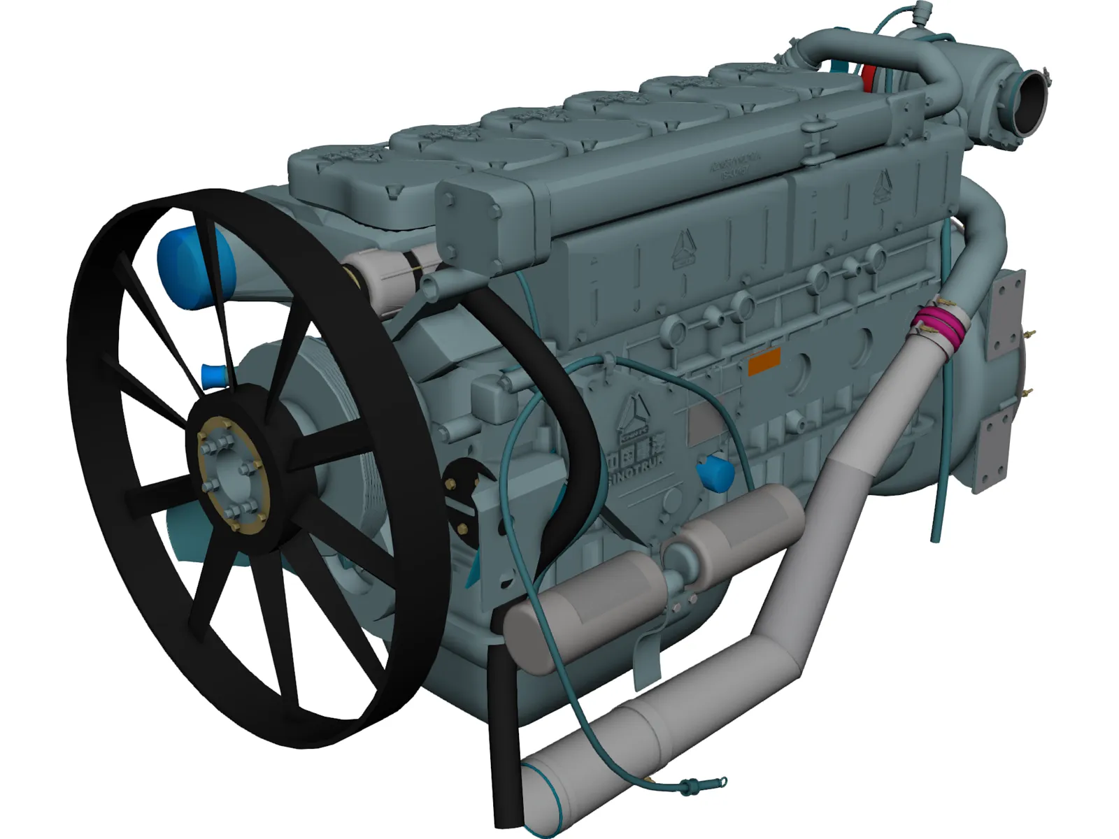 Engine 3D Model