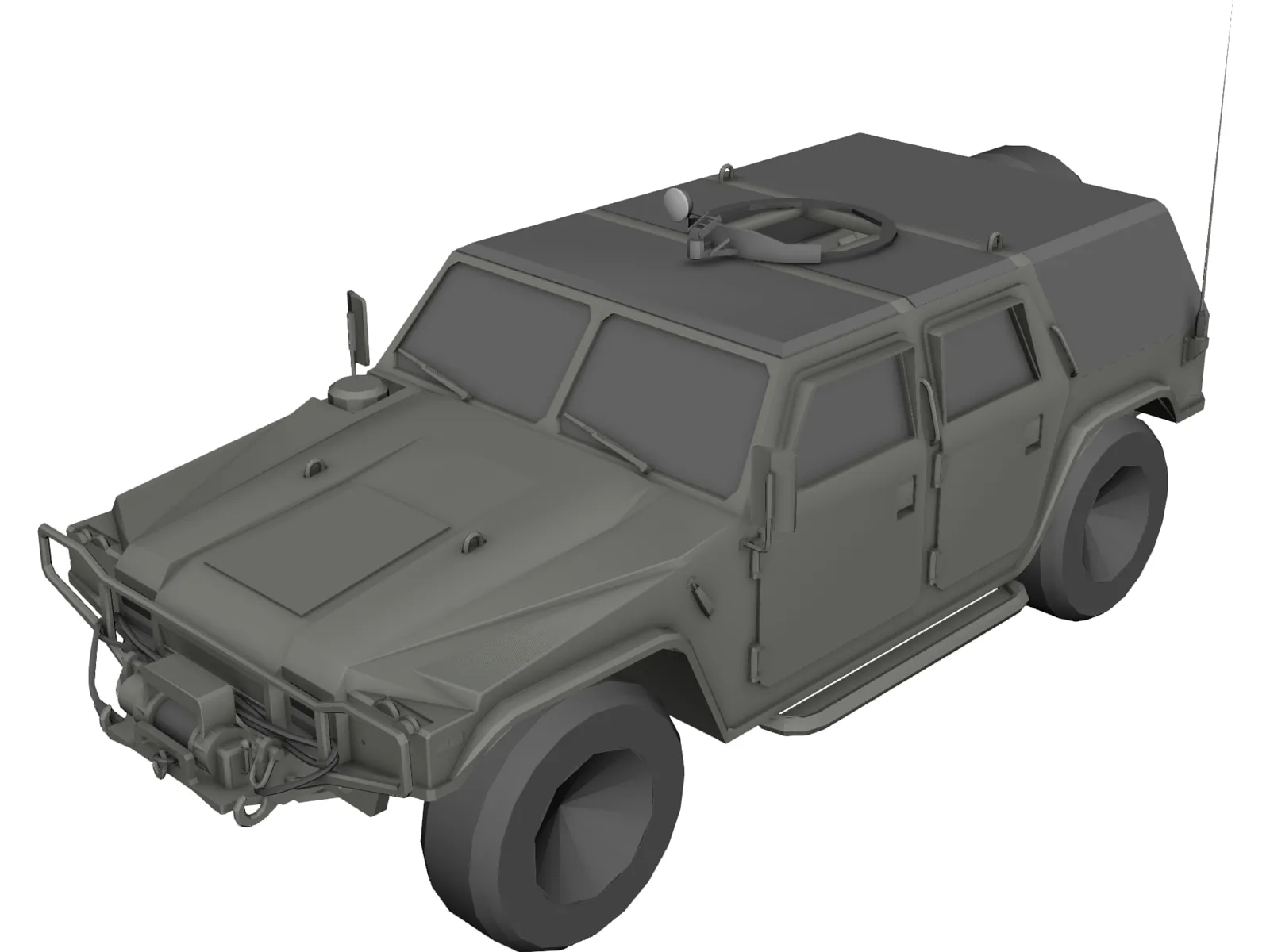 Light Tactical Vehicle 3D Model
