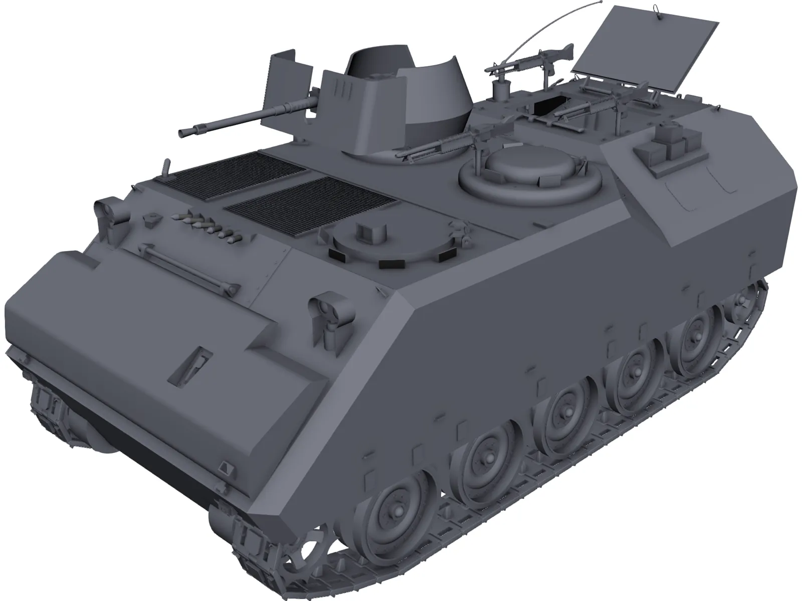 K200 Armored Car 3D Model