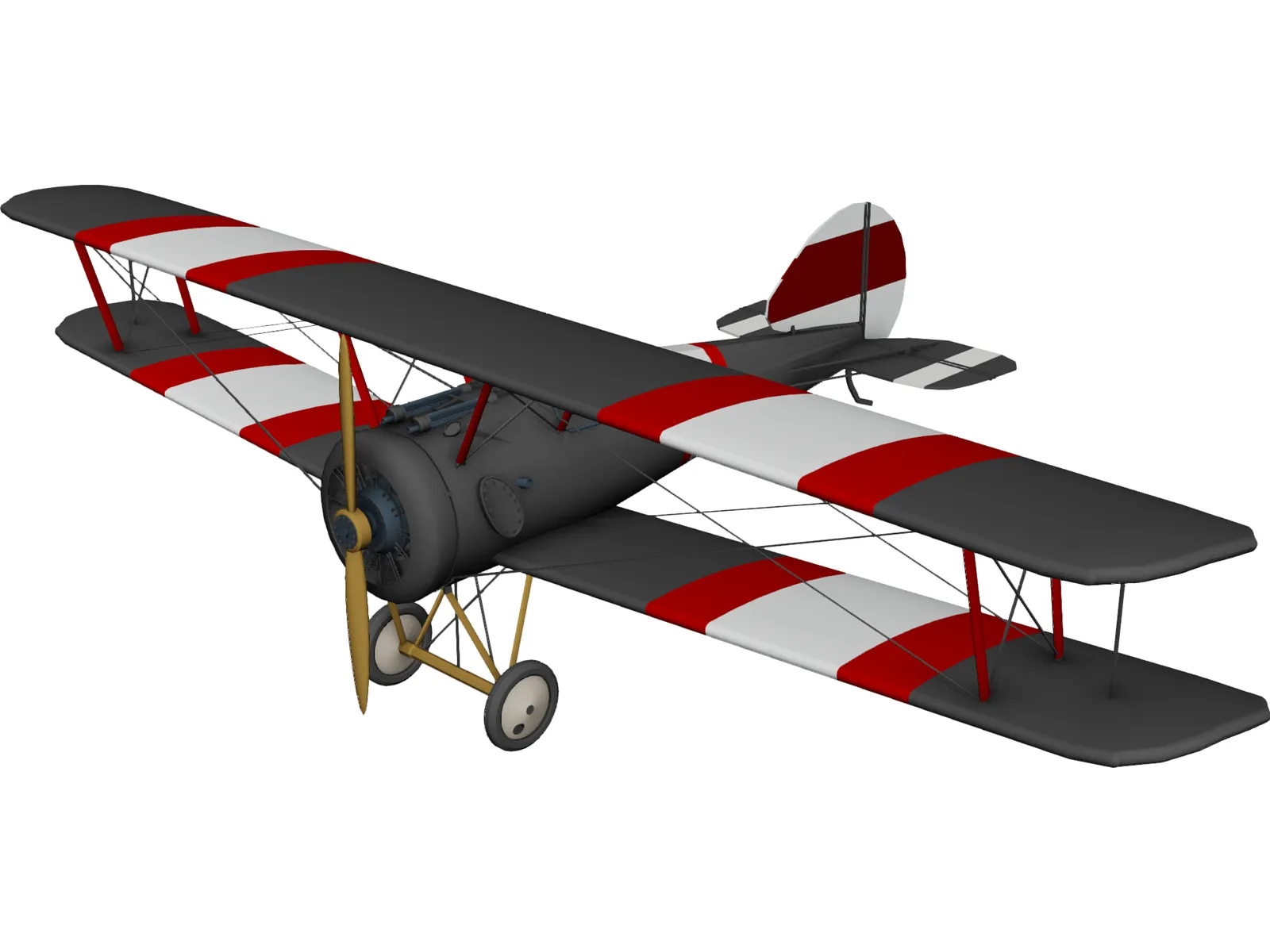 Sopwith Camel 3D Model