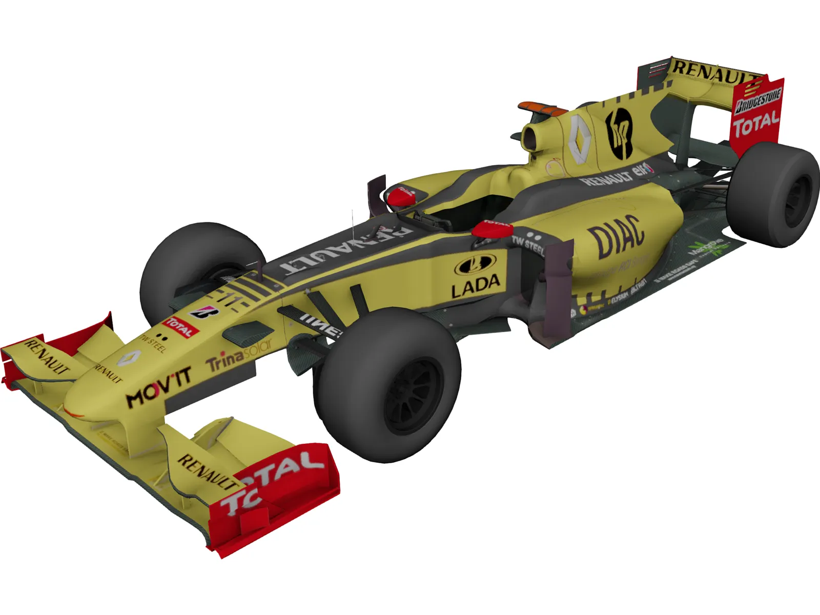 Renault R30 F1 (2010) 3D Model