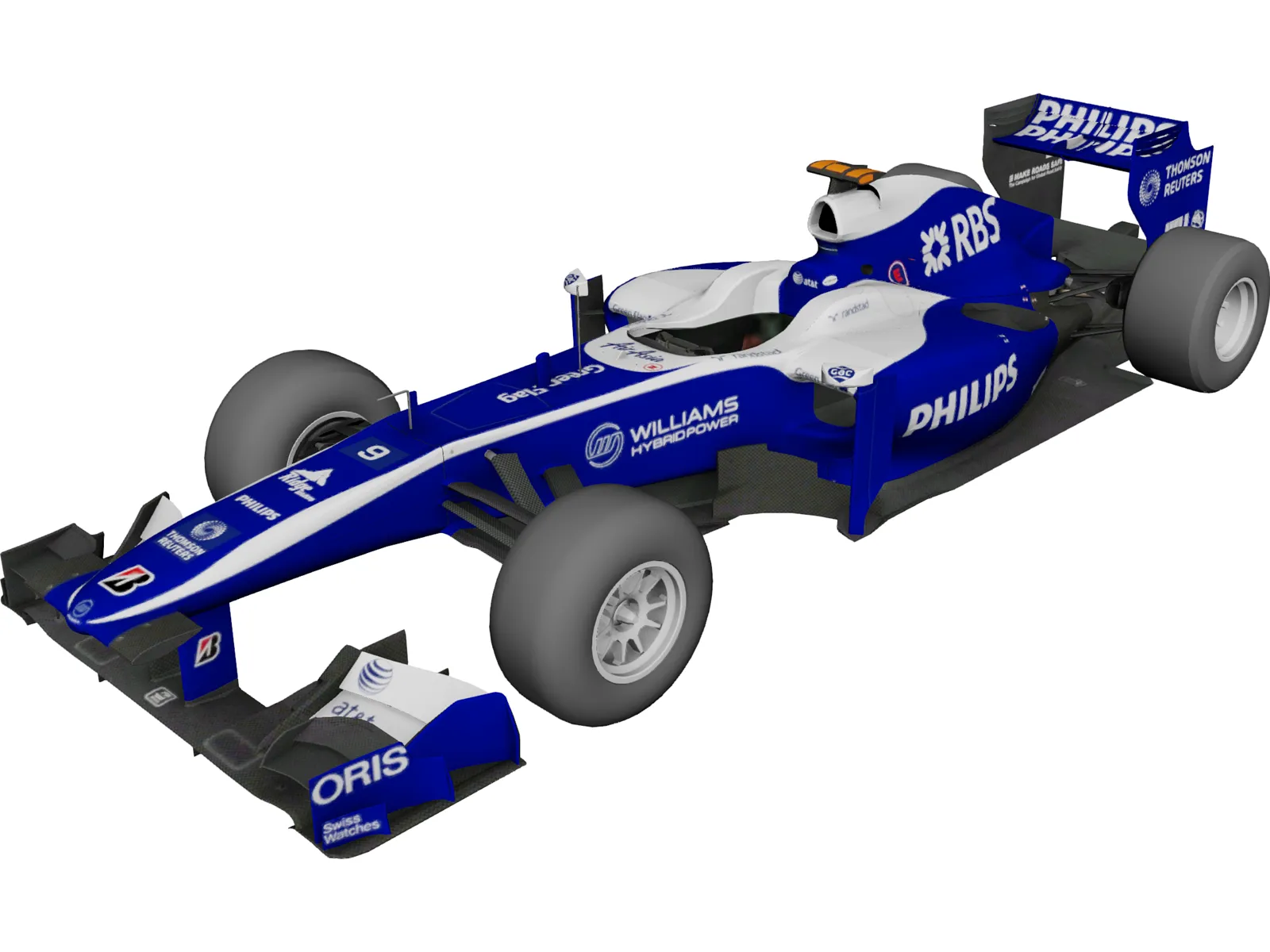 Williams FW32 F1 (2010) 3D Model