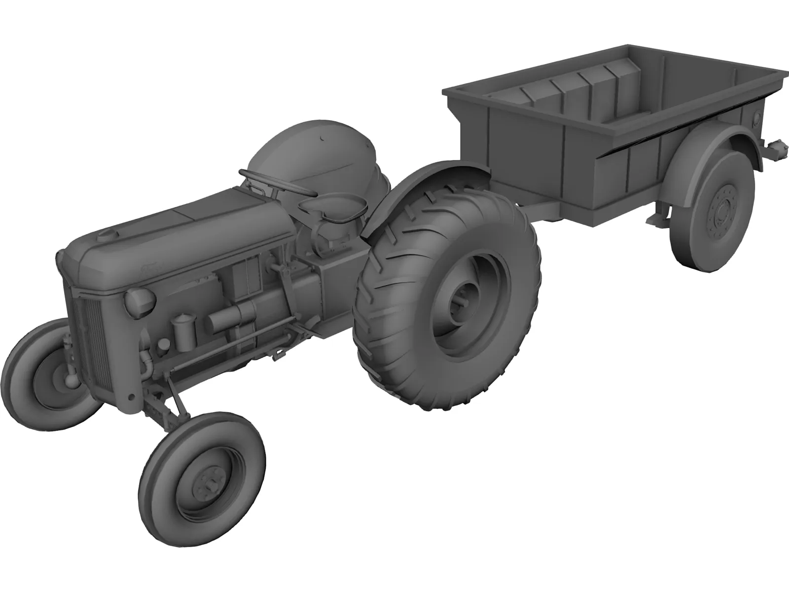 Tractor 3D Model